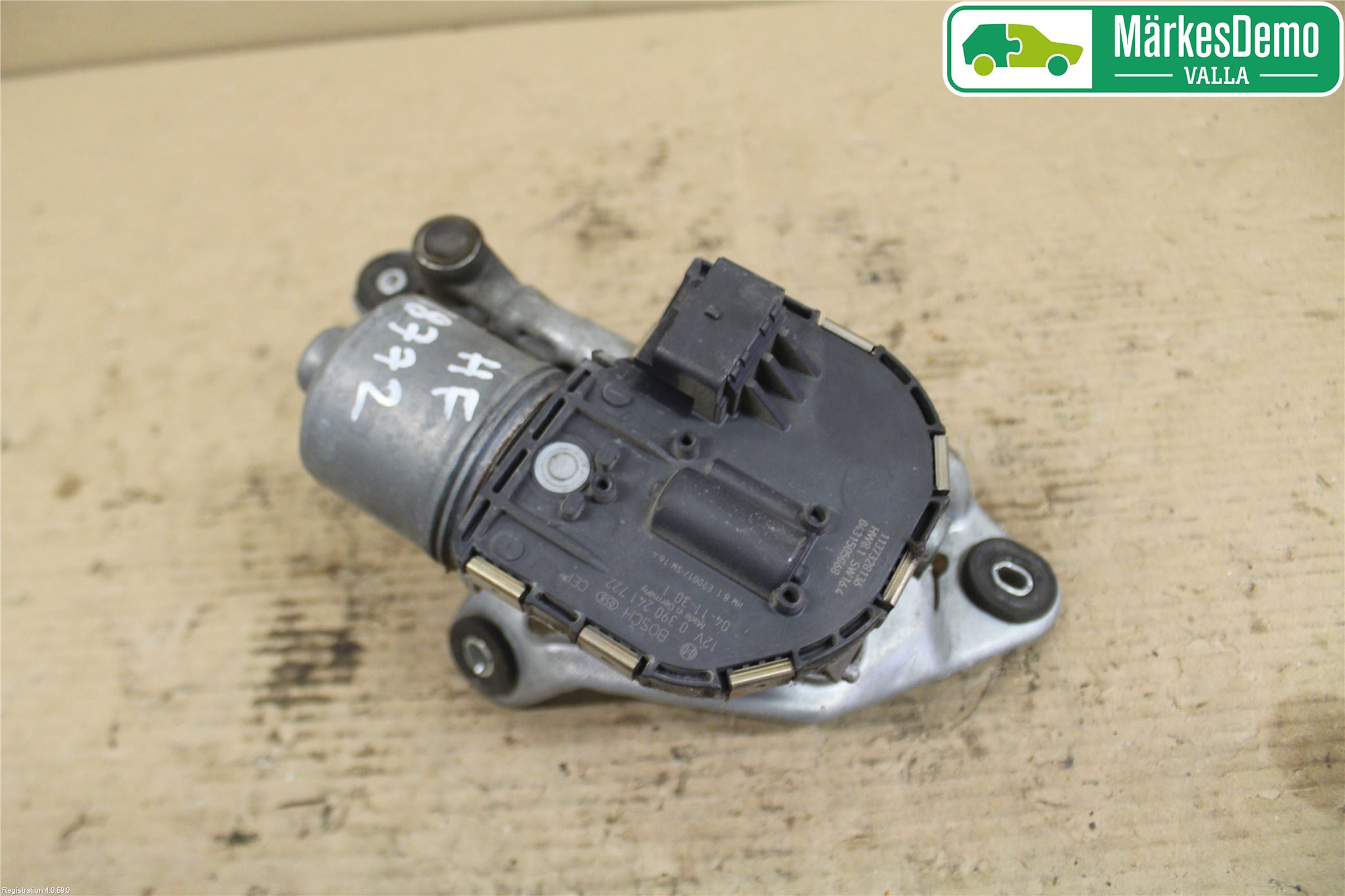 Peugeot 407 Viskermotor Frontrute