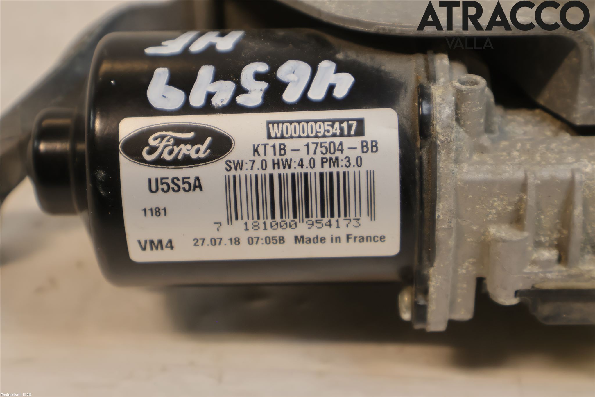 Ford TRANSIT/TOURNEO CONNECT 13-22 Viskermotor Frontrute