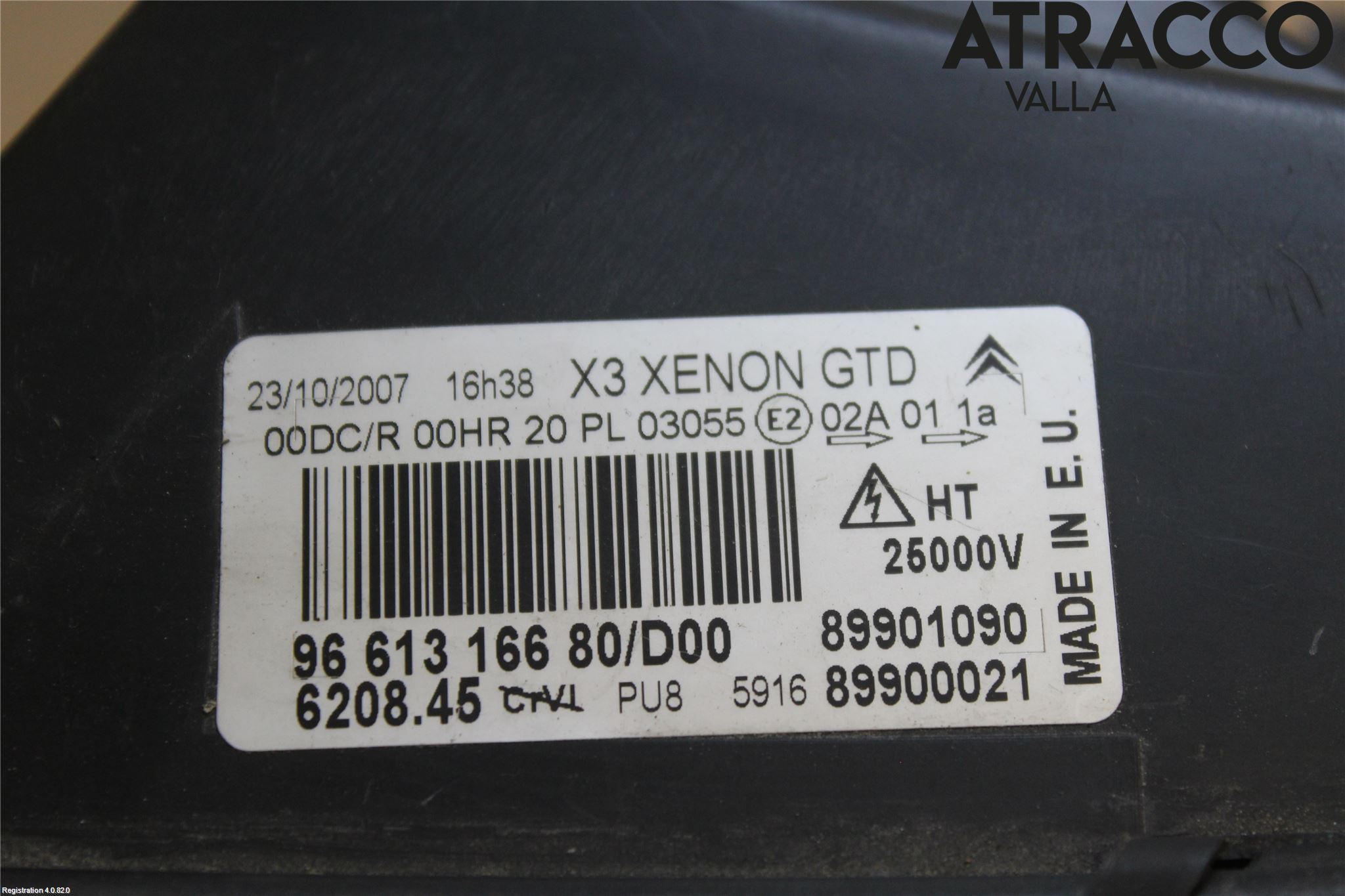 Citroen C5     05-08 Frontlykt Venstre