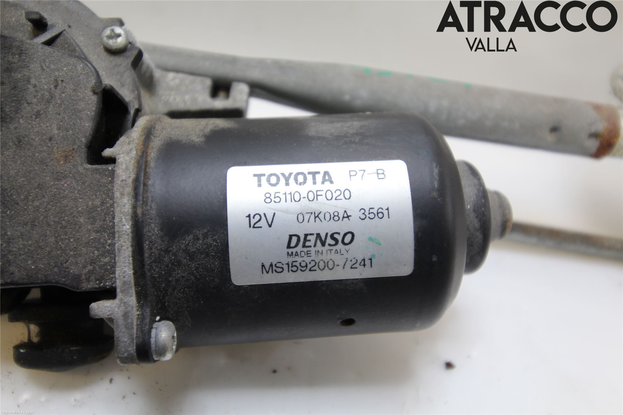 Toyota COROLLA VERSO 08-09 Viskeroverføring Frontrute