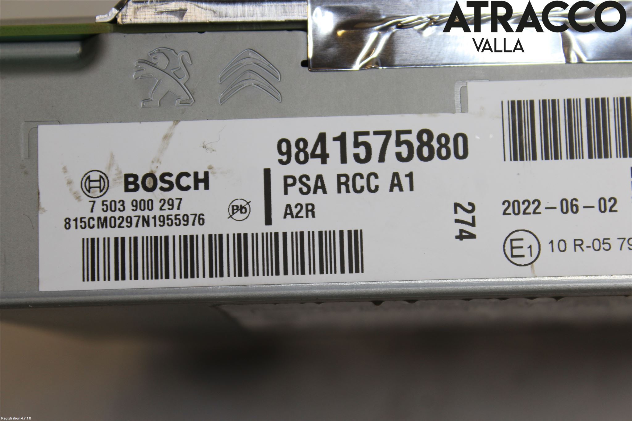 Peugeot 208/E-208 20- Stereo Radio