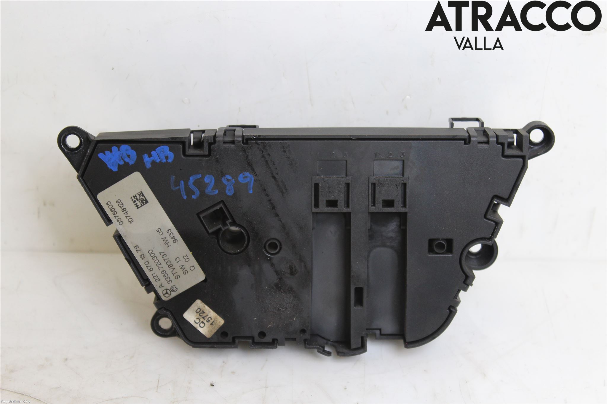 Mercedes-Benz MB S-KLASS (W221) 05-13 Bryter Sete Regulering