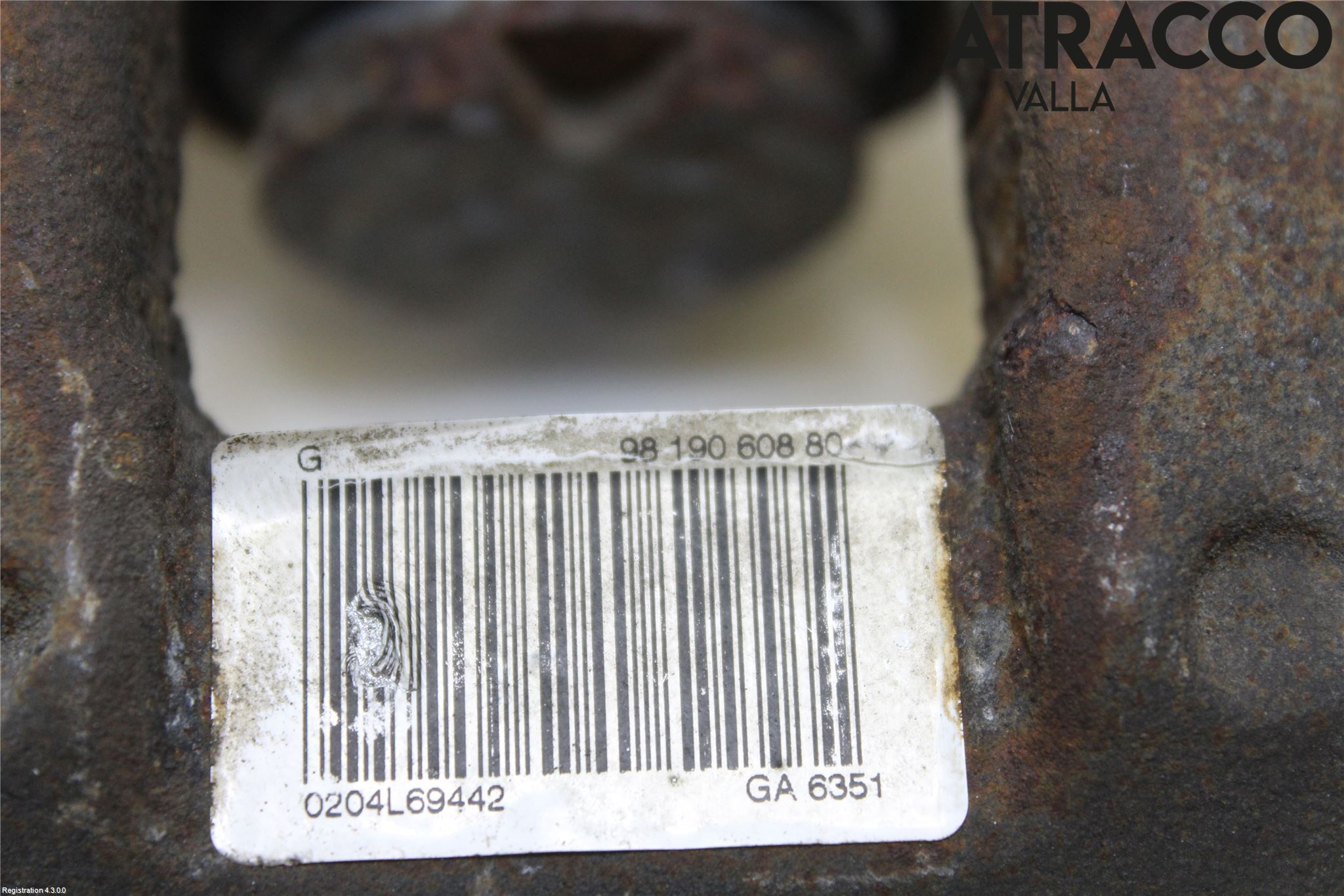 Peugeot 3008 17-24 Bremsecaliper Bak Venstre