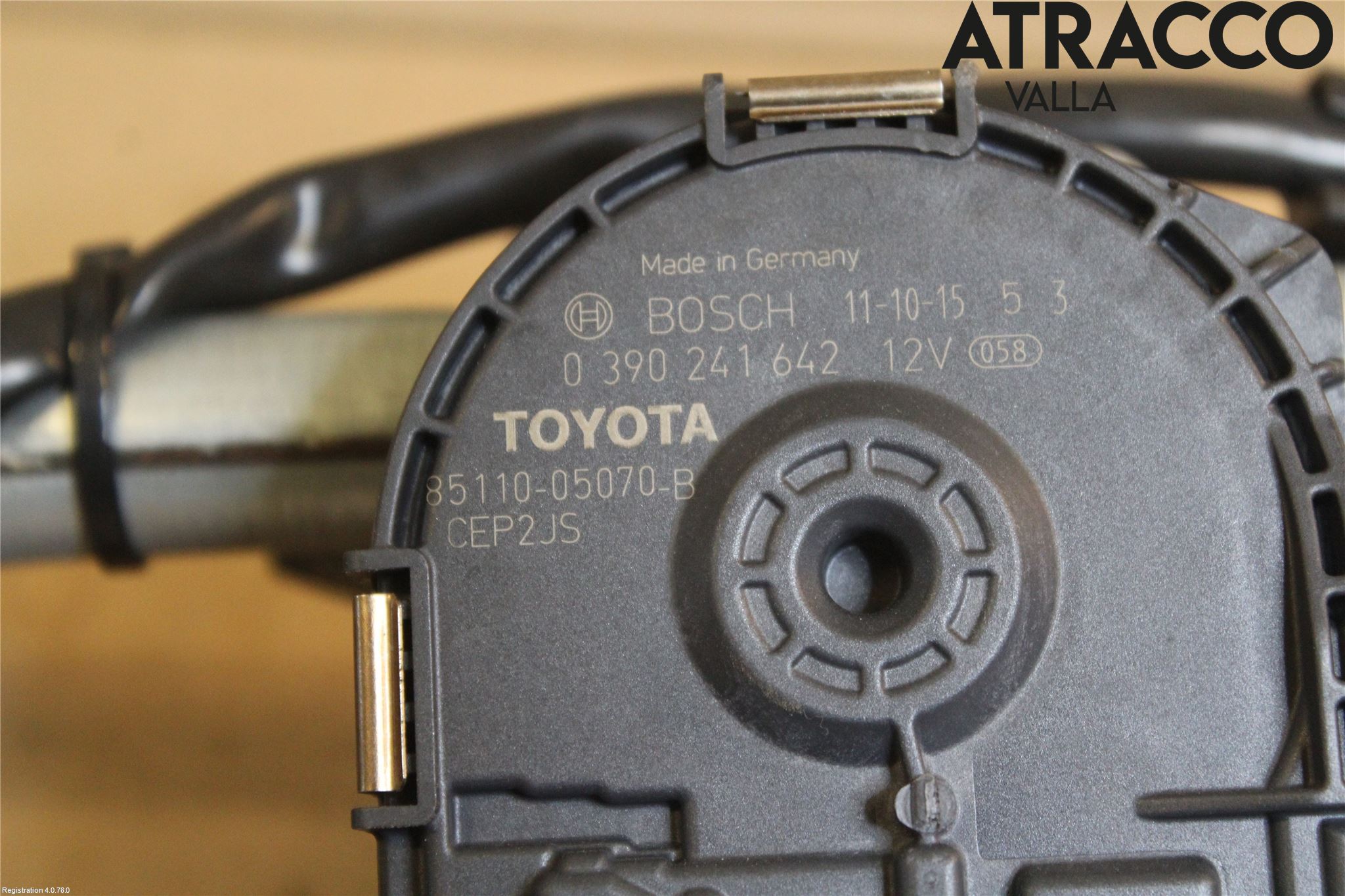 Toyota AVENSIS 09-15 Viskeroverføring Frontrute