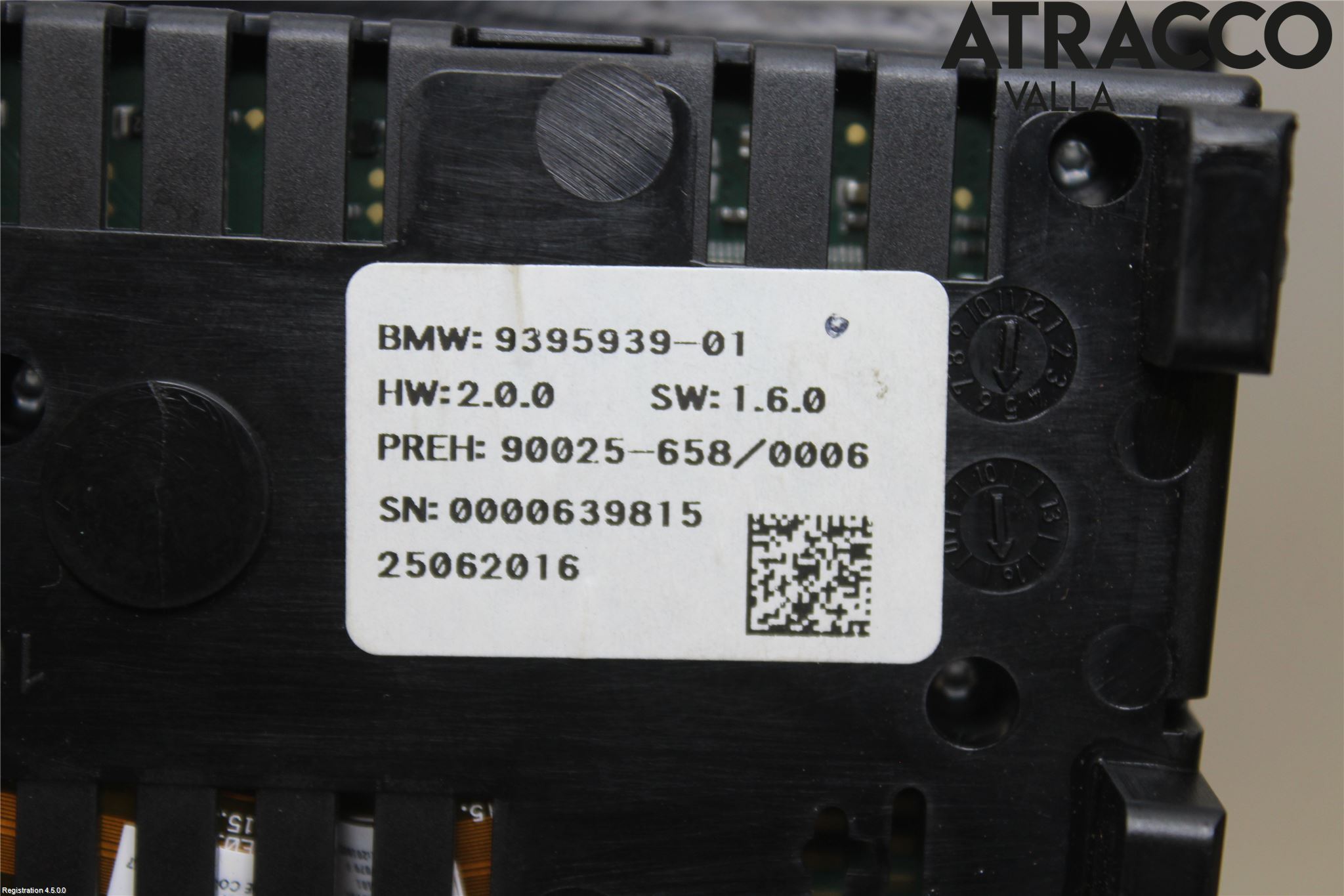 BMW 5 F10/F11/F18 09-17 Varme Ac Betjening-Display