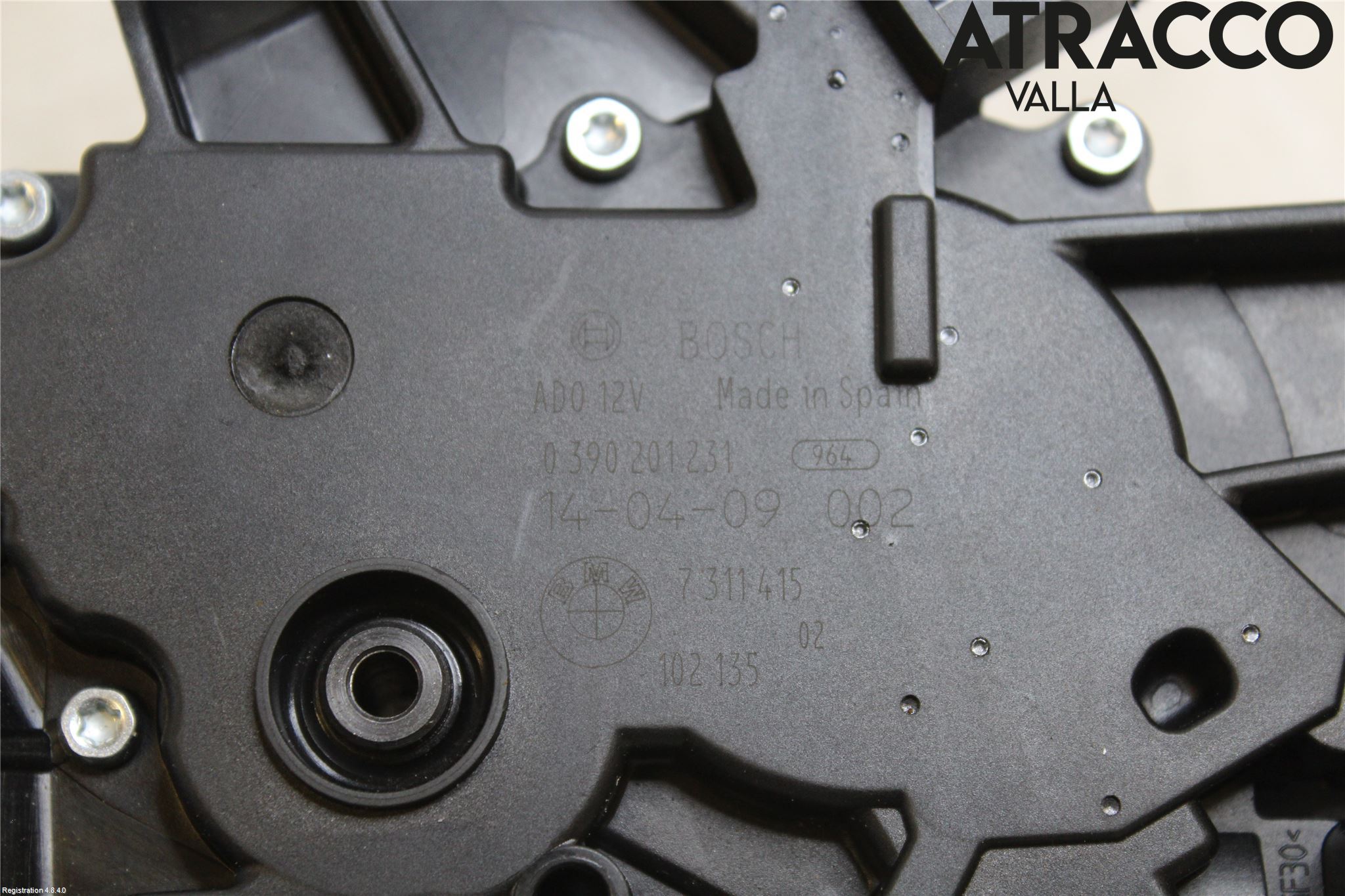 BMW 5 F10/F11/F18 09-17 Viskermotor Bakluke