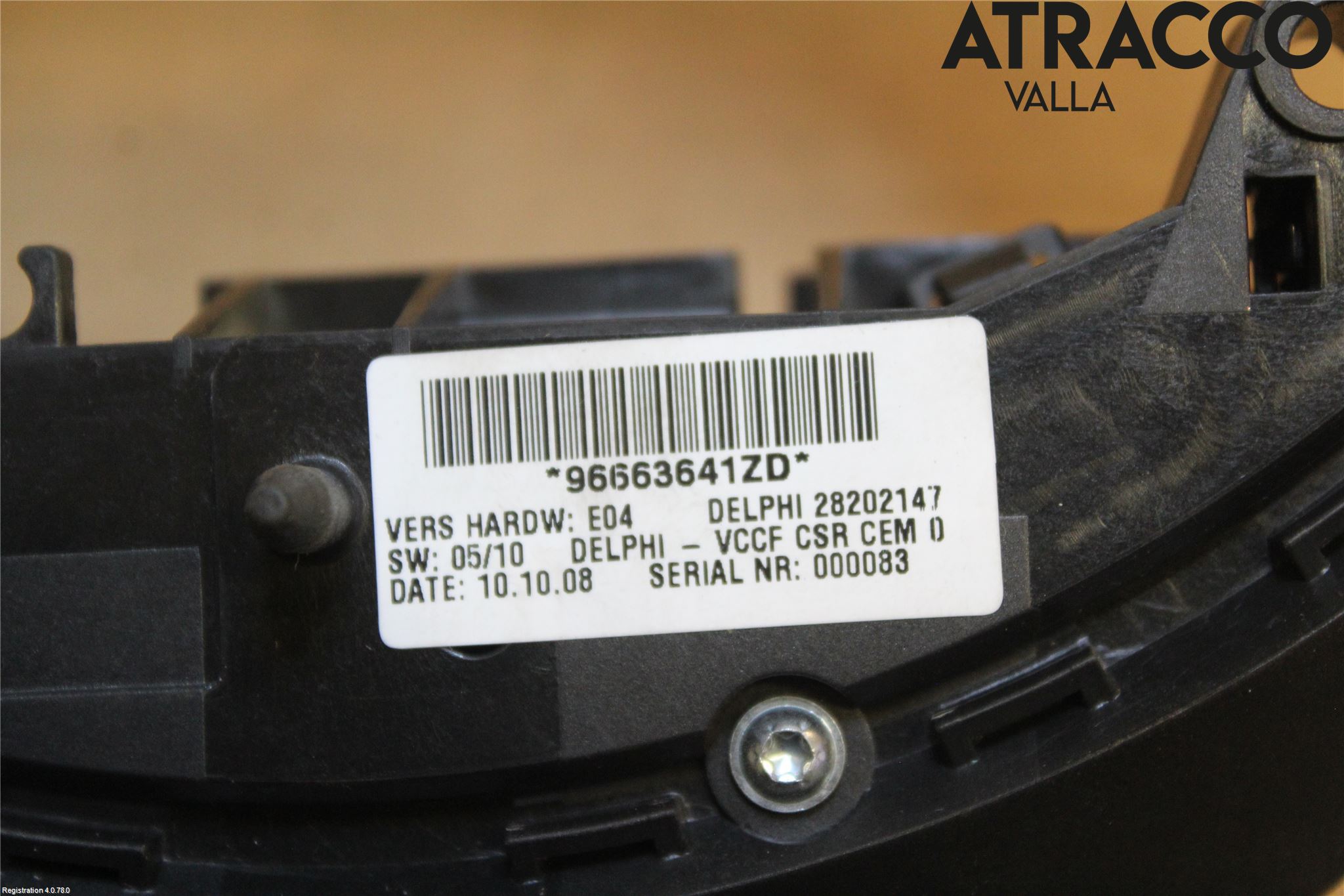 Citroen C5 08-17 Bryter Ratt Radio-Stereo
