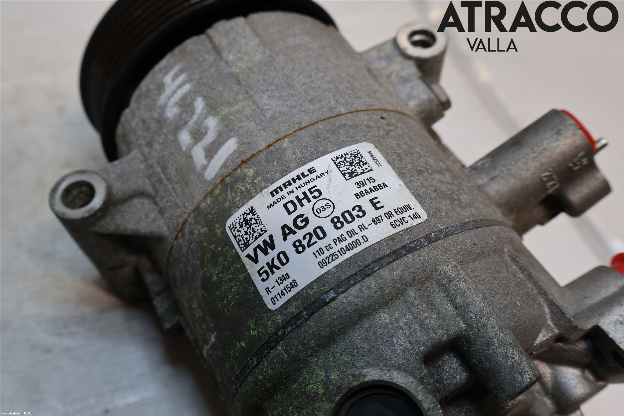 Volkswagen VW POLO 10-17 Varme Ac Kompressor