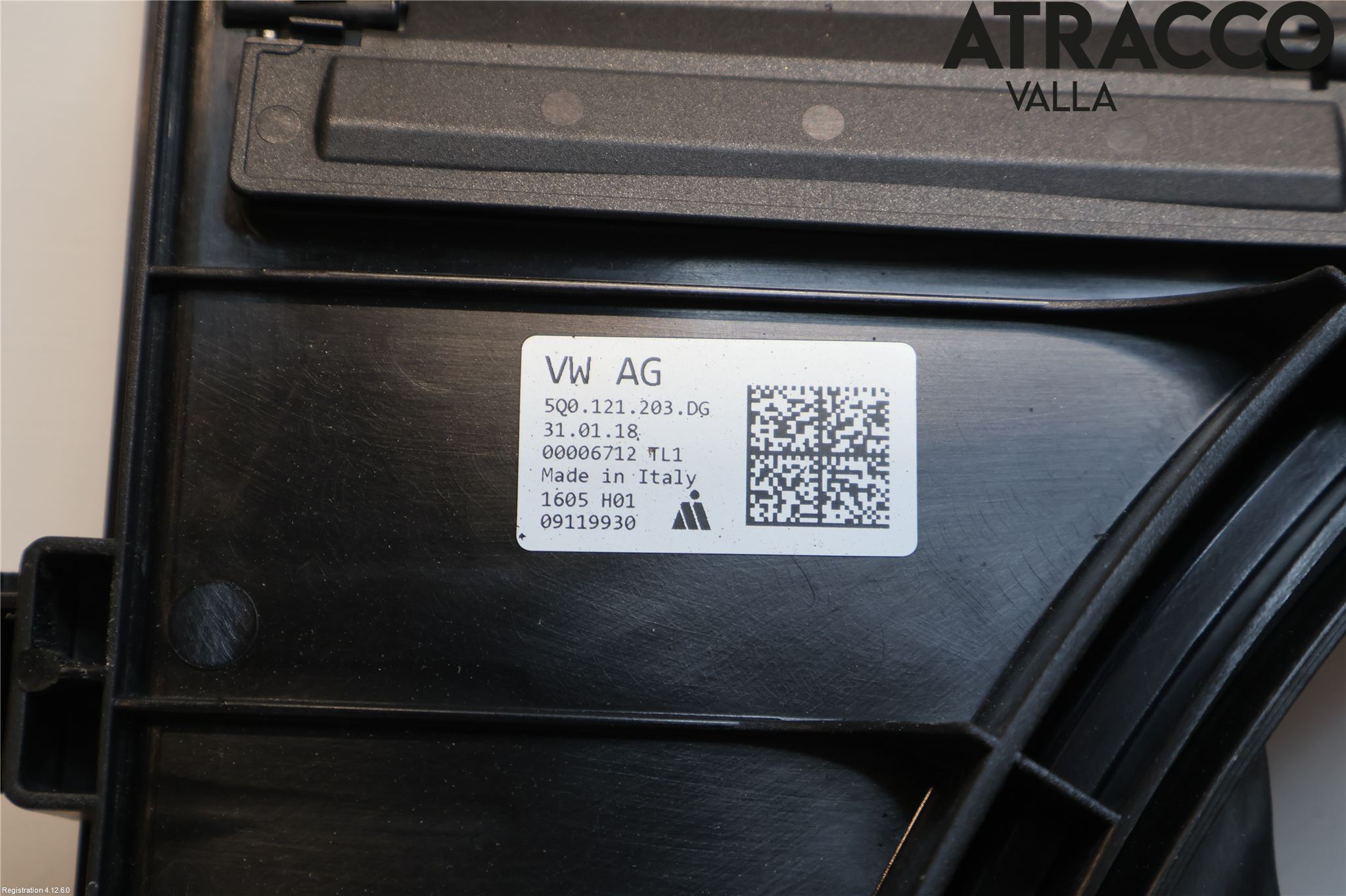 Volkswagen VW PASSAT 15-19 Kjølevifte Elektrisk
