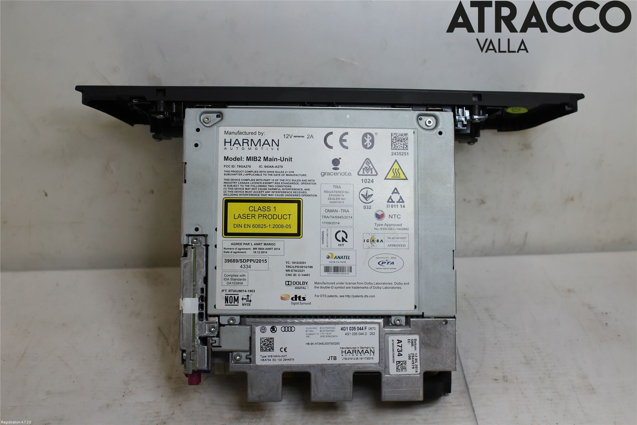 Audi A6 ALLROAD 12-18 Stereo Radio Med Cd