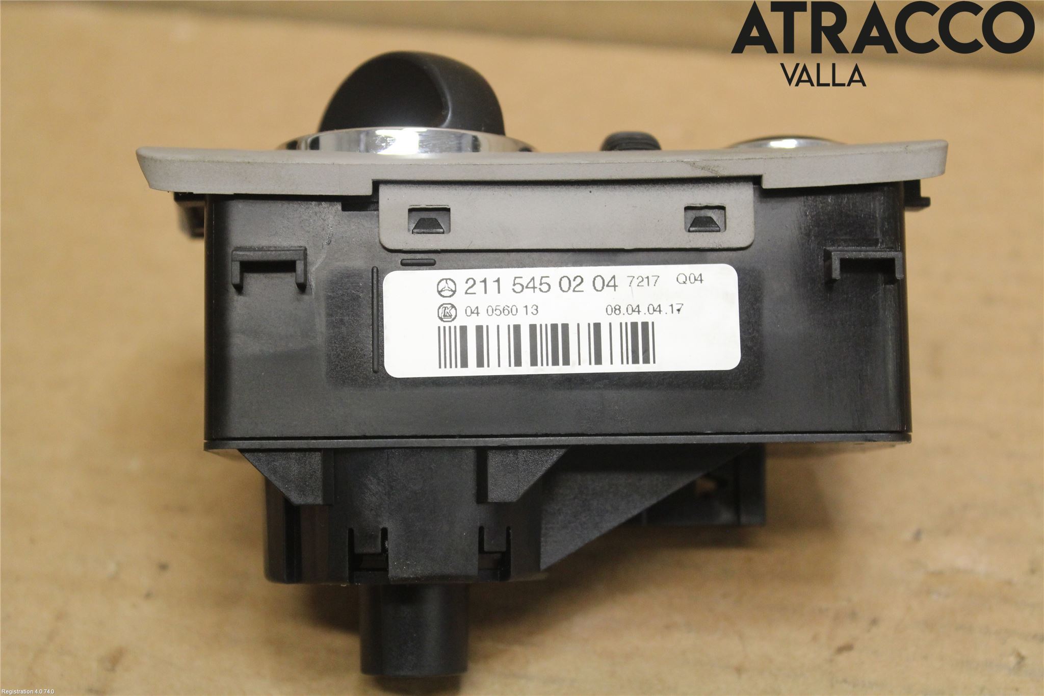 Mercedes-Benz MB E-KLASS (W211) 02-09 Bryter Hovedlys