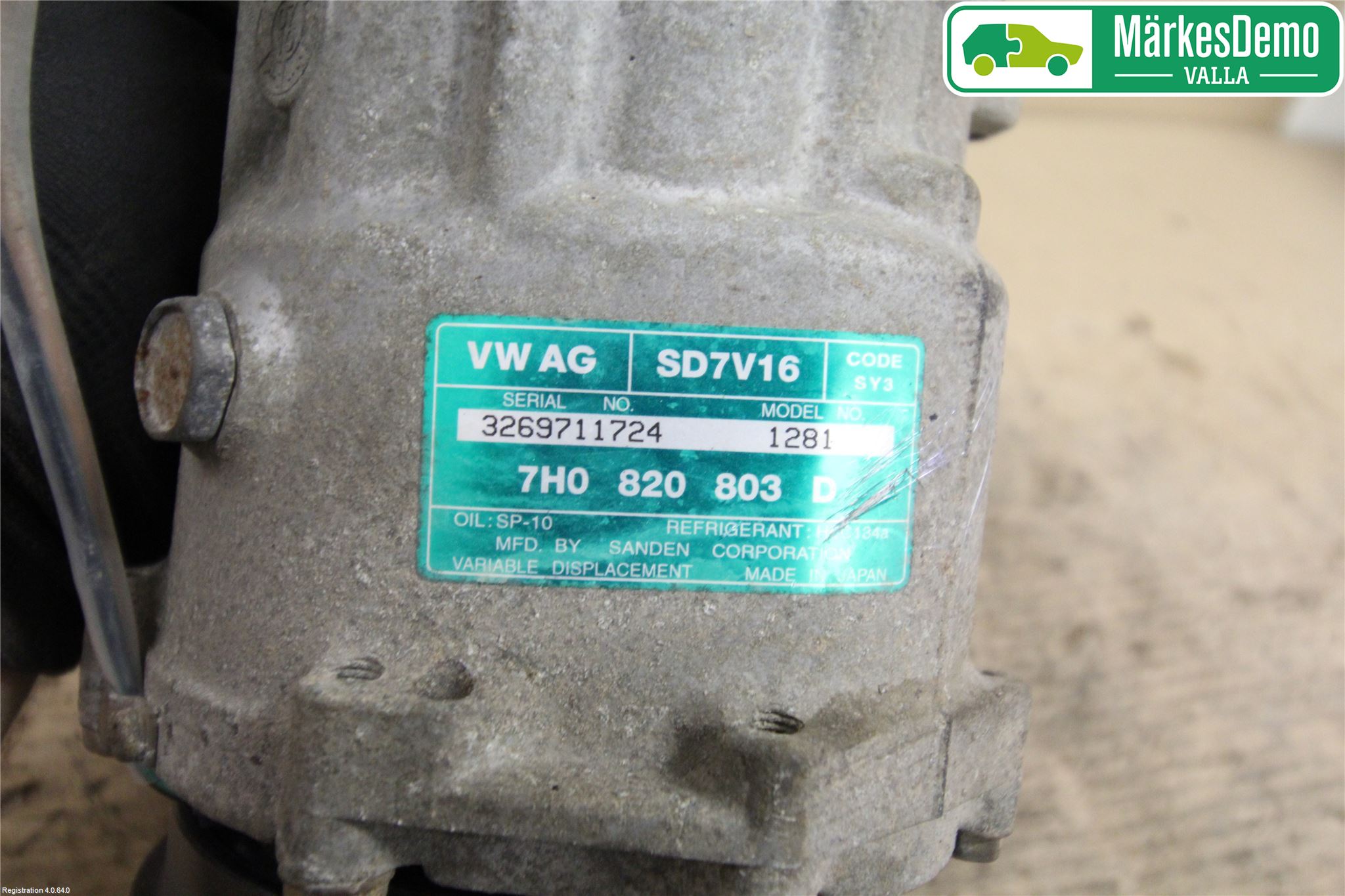 Volkswagen VW CADDY      04-10 Varme Ac Kompressor
