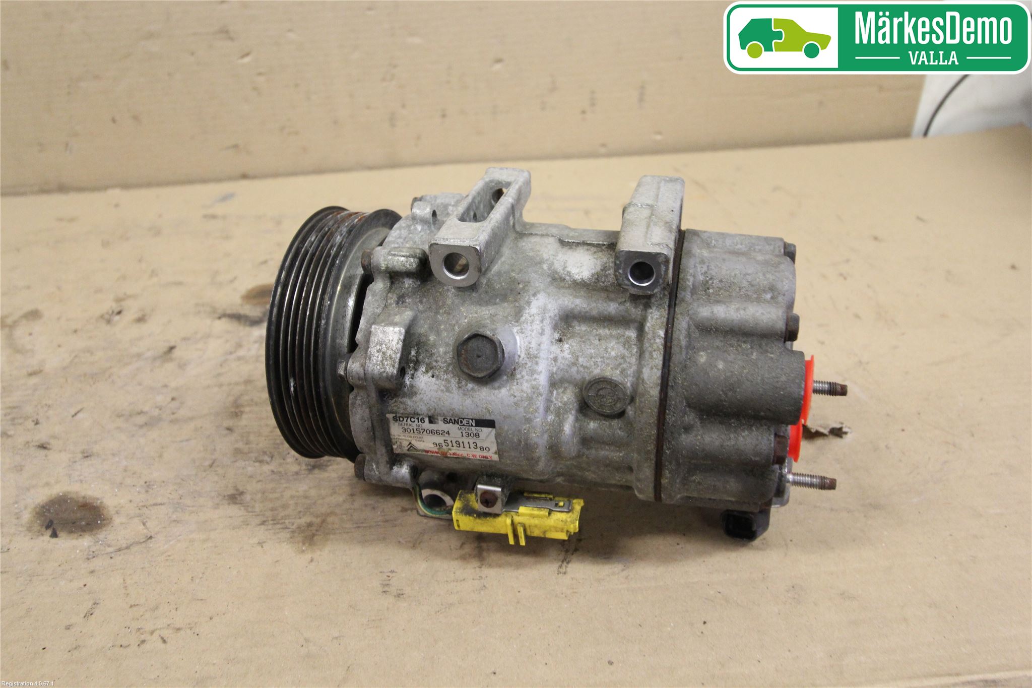 Peugeot 307     05-08 Varme Ac Kompressor