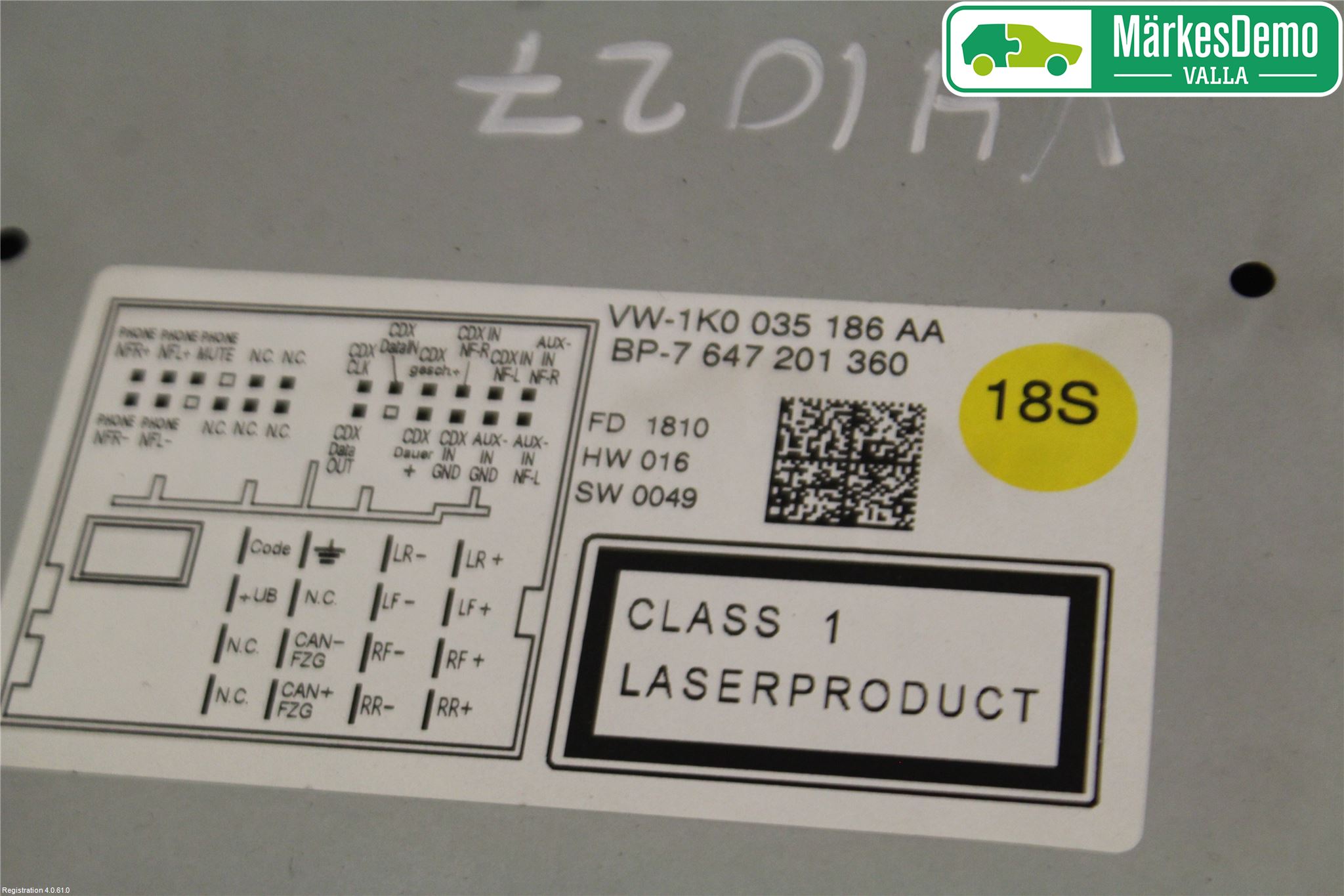 Volkswagen VW PASSAT 05-11 Stereo Radio Med Cd