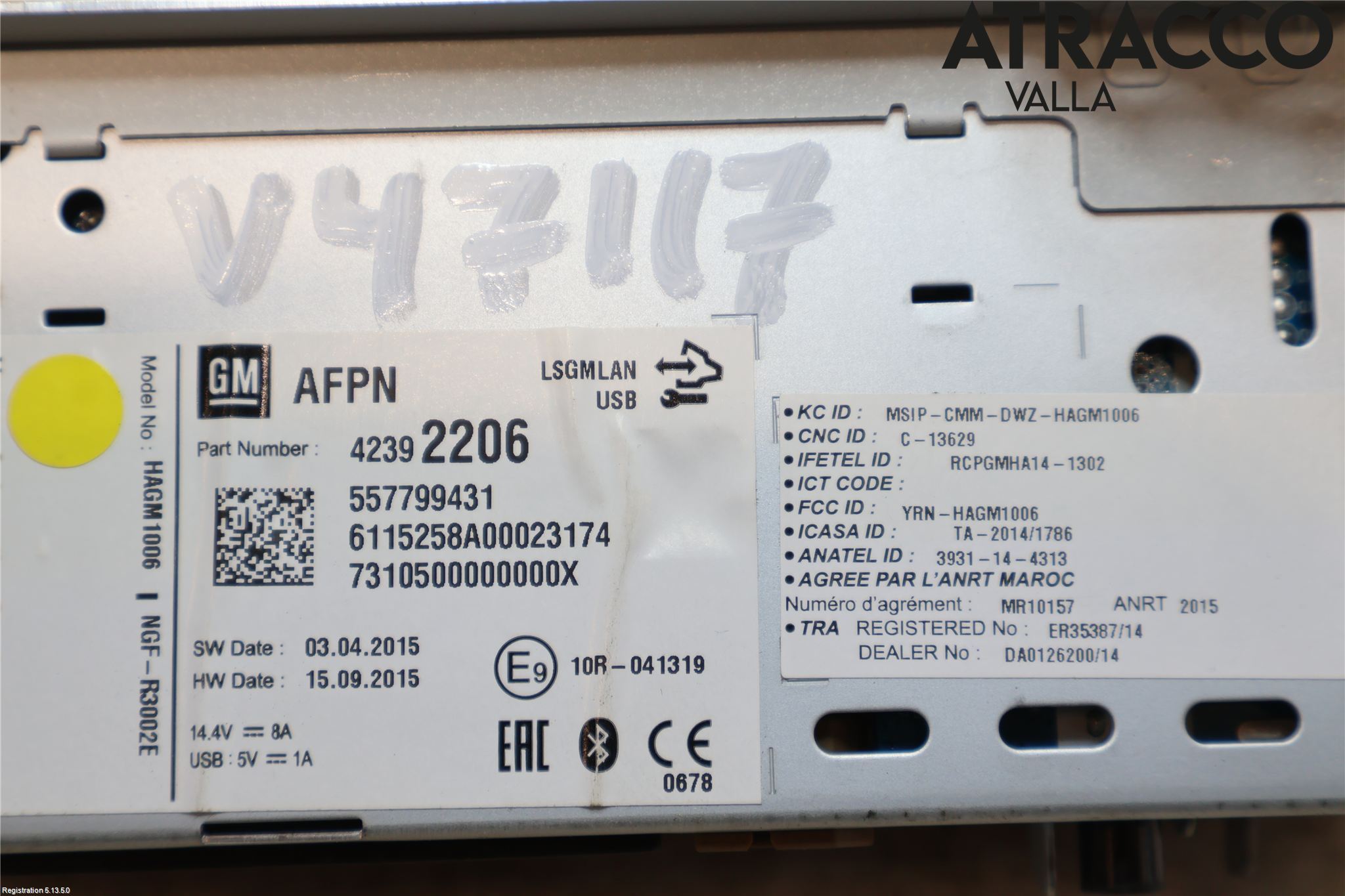 Opel ASTRA K 16-22 Stereo Radio