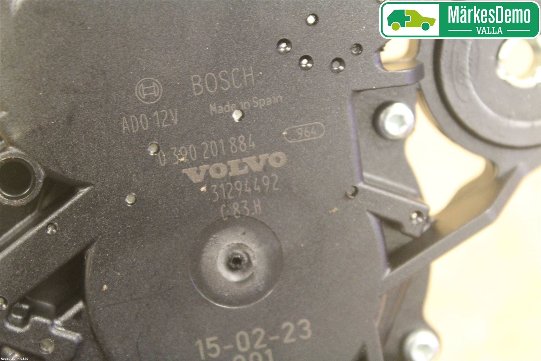 Volvo V40 12-19 Viskermotor Bakluke