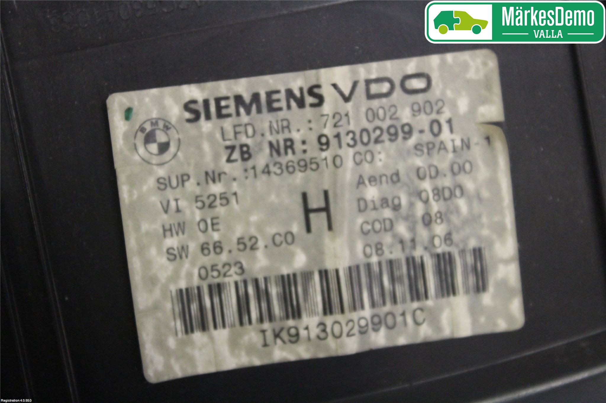 BMW 3 E90/91 SED/TOU 05-12 Instr Kombinert