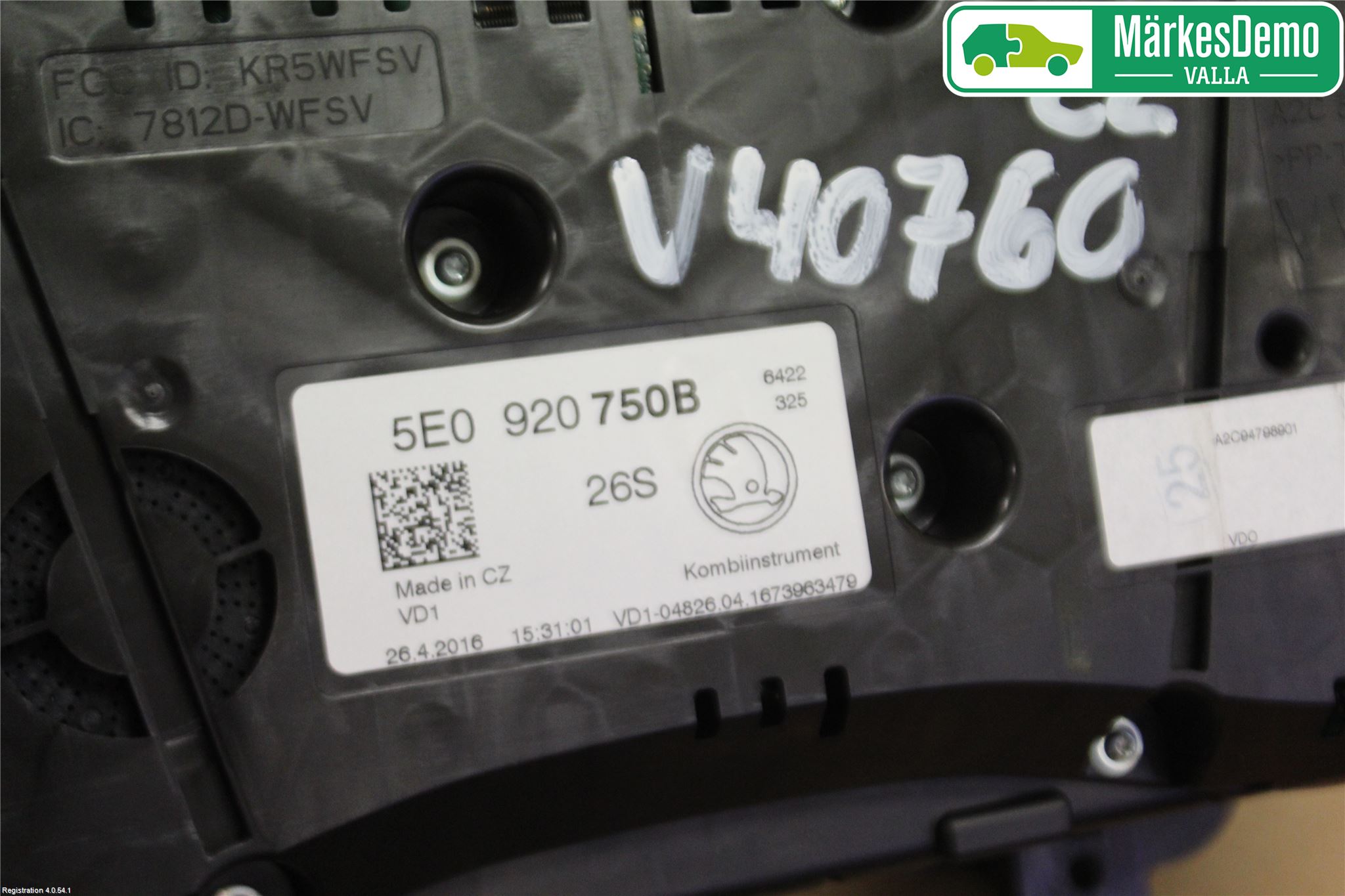 Skoda OCTAVIA (5E) 13-20 Instr Kombinert