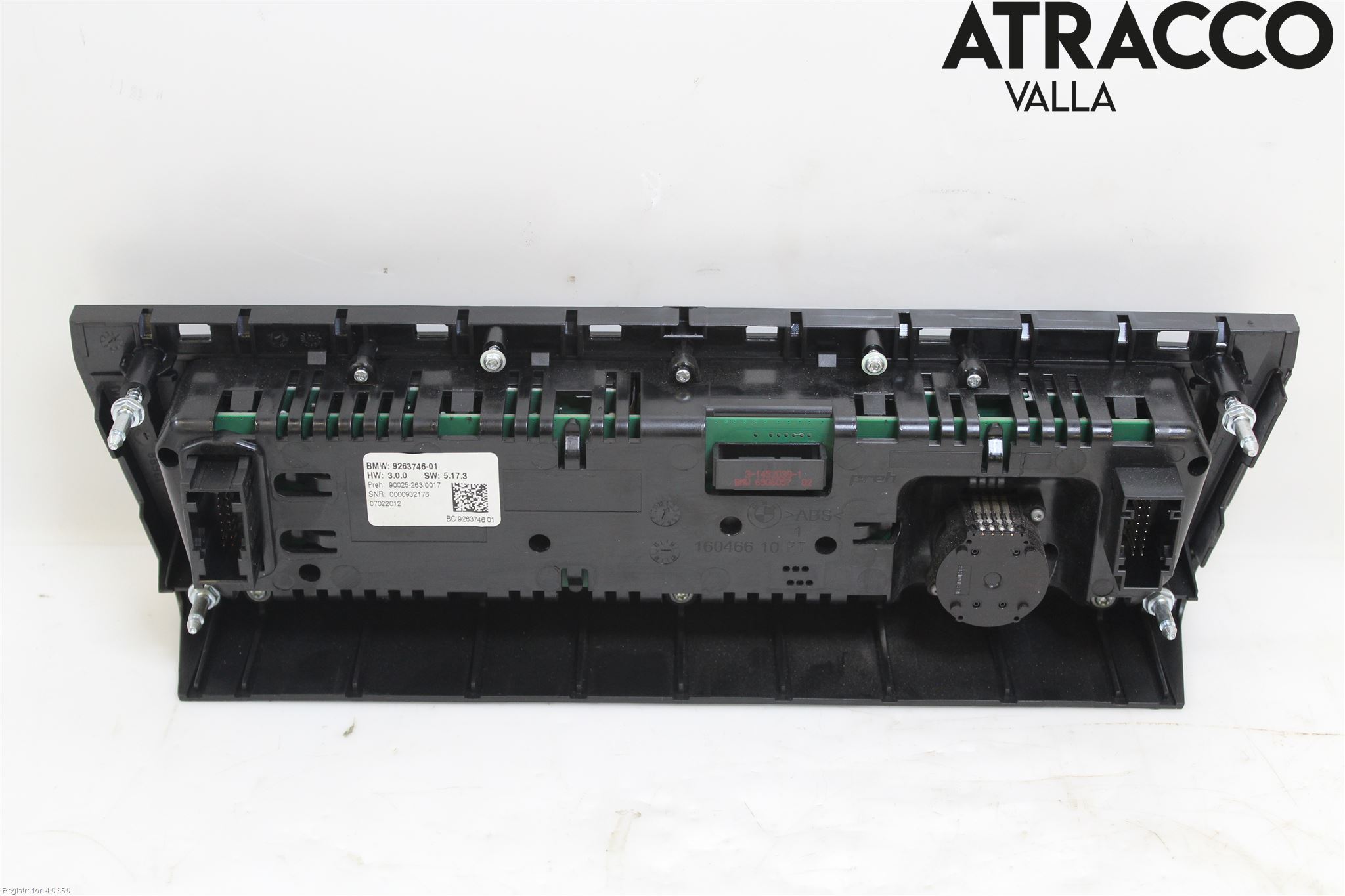 BMW 5 F10/F11/F18 09-17 Varme Ac Betjening-Display