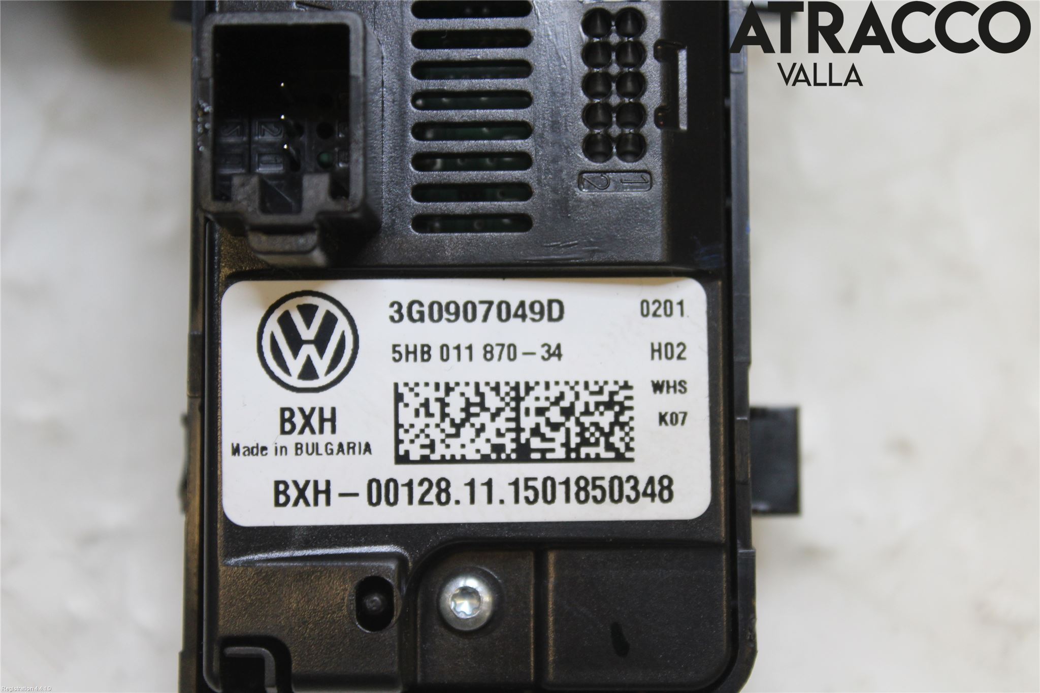 Volkswagen VW PASSAT 15-19 Varmeapparat Panel(Regulering)