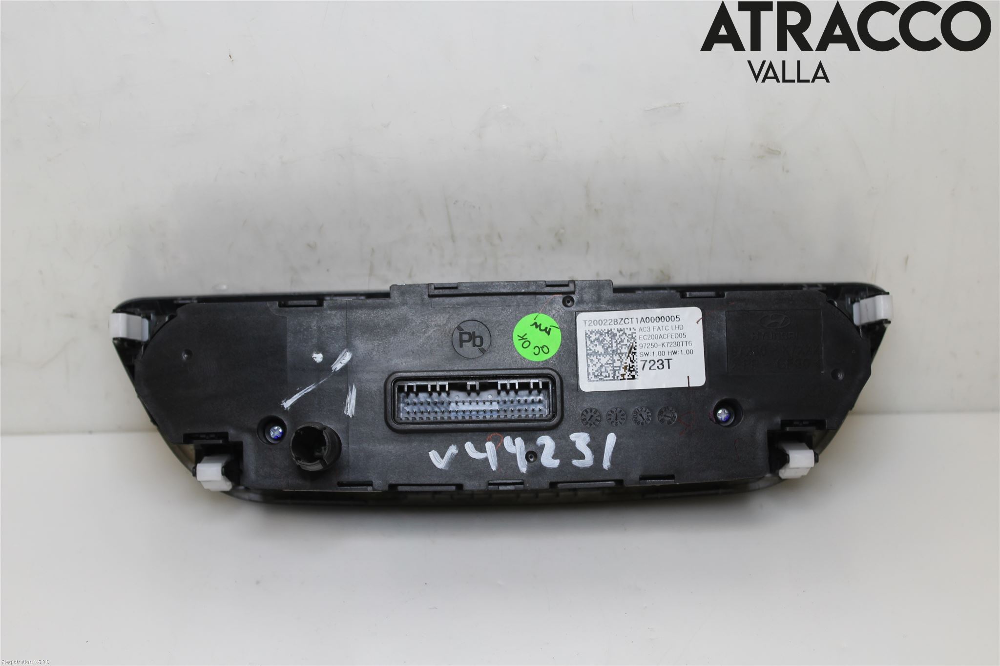 Hyundai i10 LA 20- Varme Ac Betjening-Display