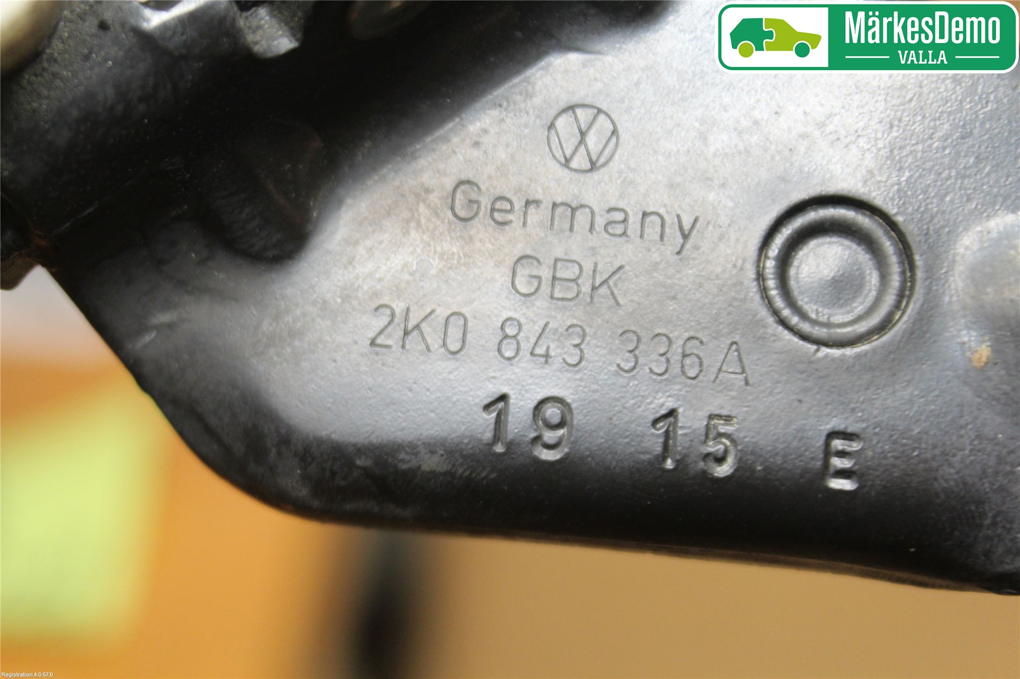 Volkswagen VW CADDY 16-20 Skyvedør Hengsel Valser