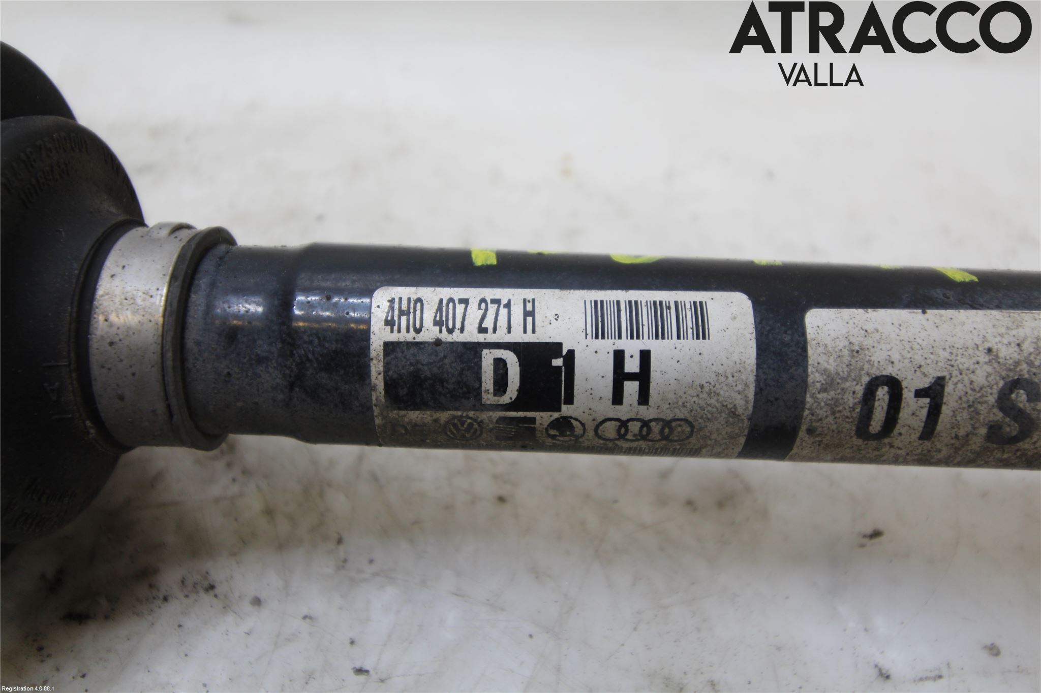 Audi A8/S8 4H 10-17 Drivaksel Foran Kompl Venstre