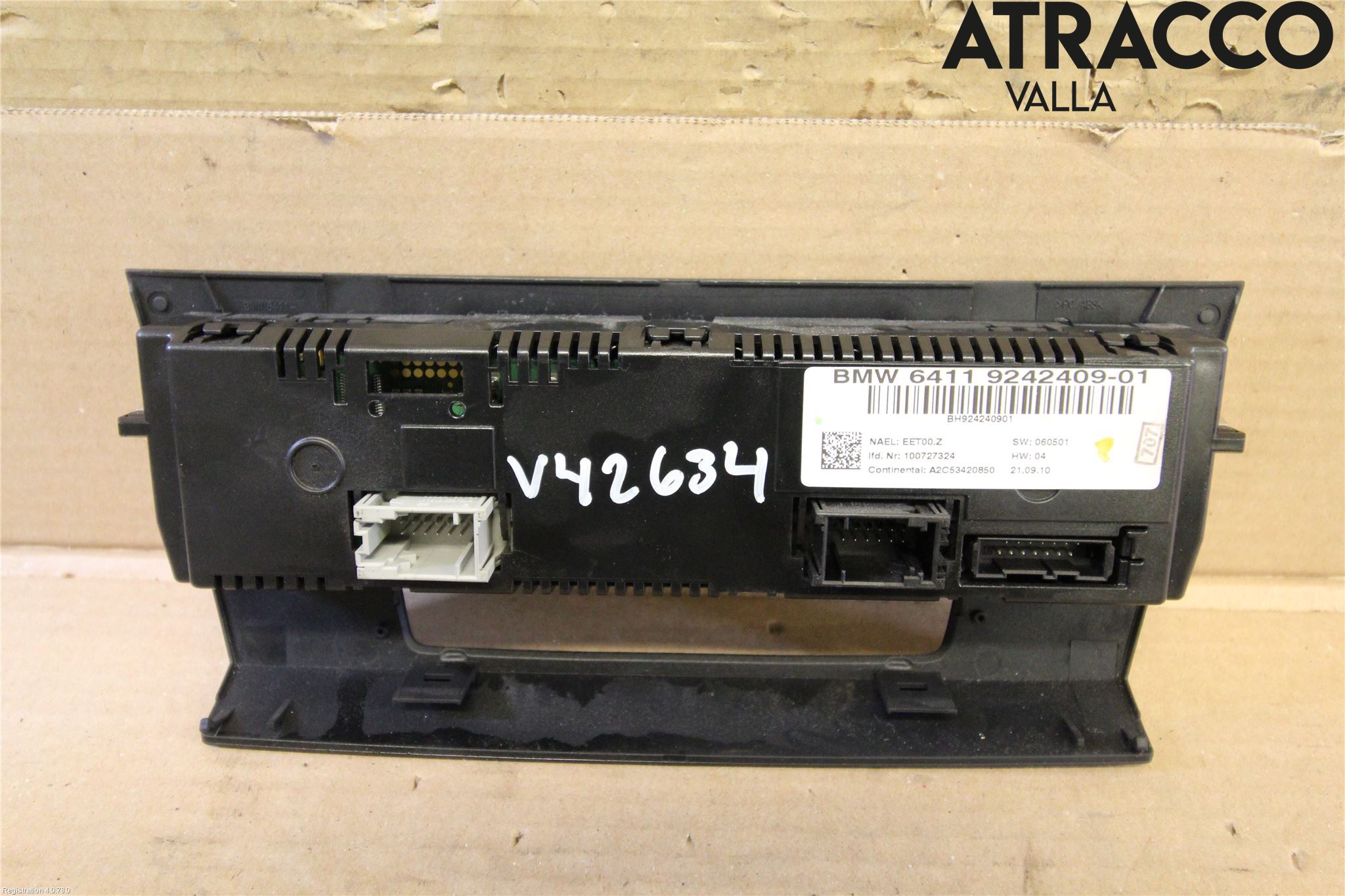 BMW 3 E90/91 SED/TOU 05-12 Varme Ac Betjening-Display