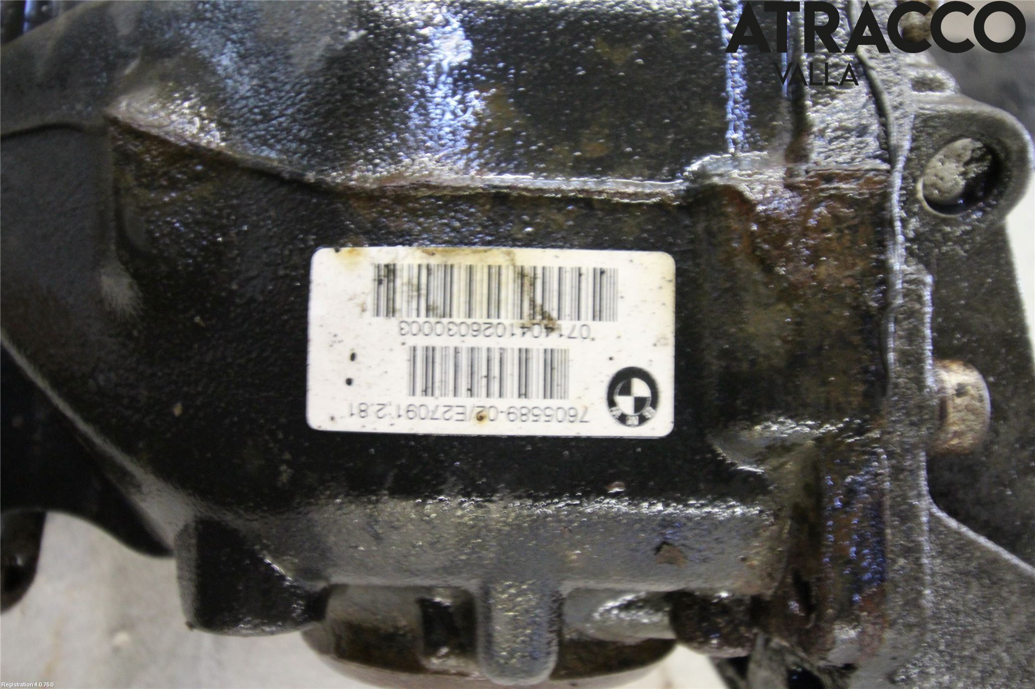 BMW 3 F30/F31/F80 12-19 Bakaksel Kardang Bak -Diff