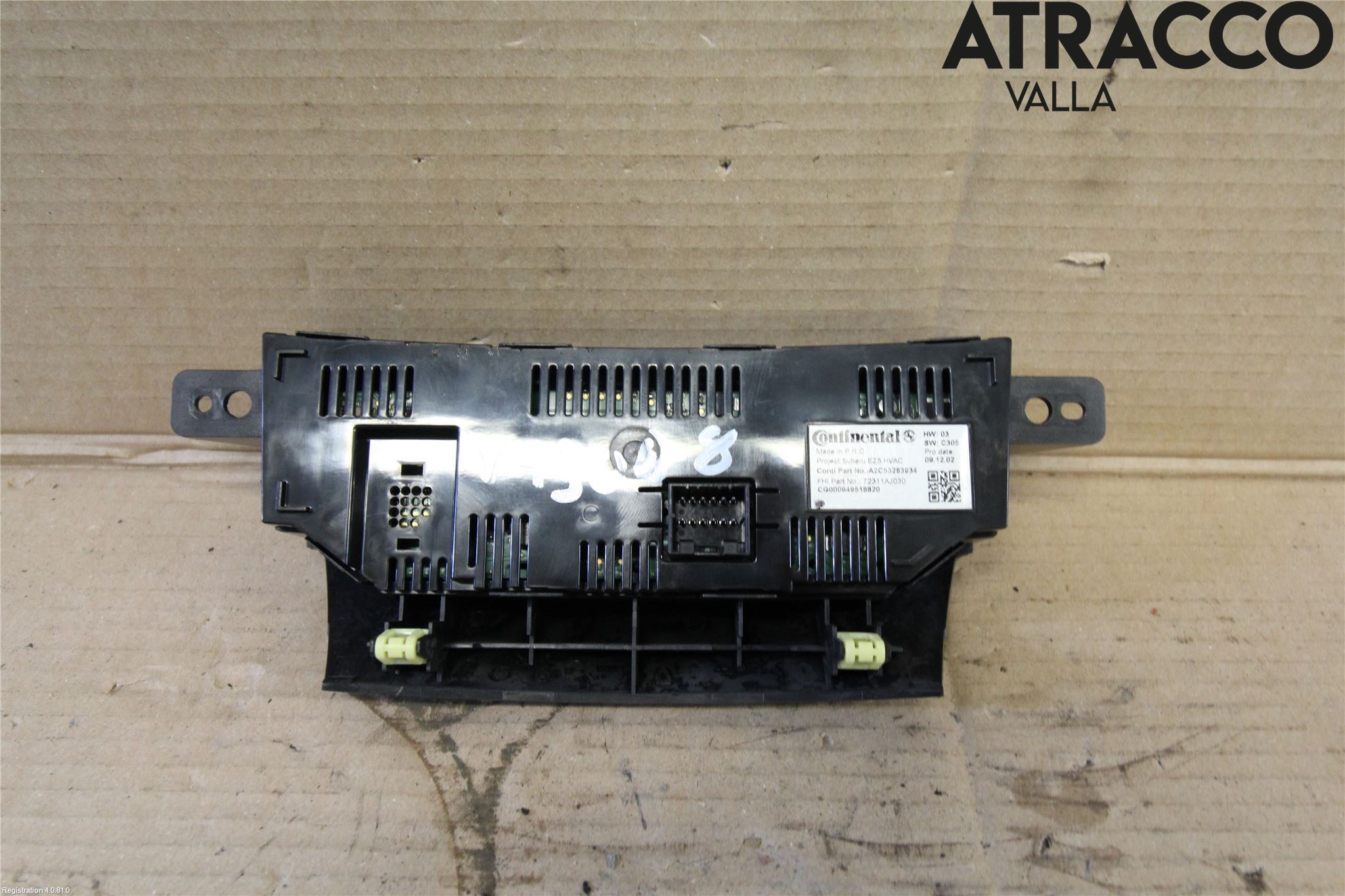 Subaru LEGACY 10-14 Varme Ac Betjening-Display