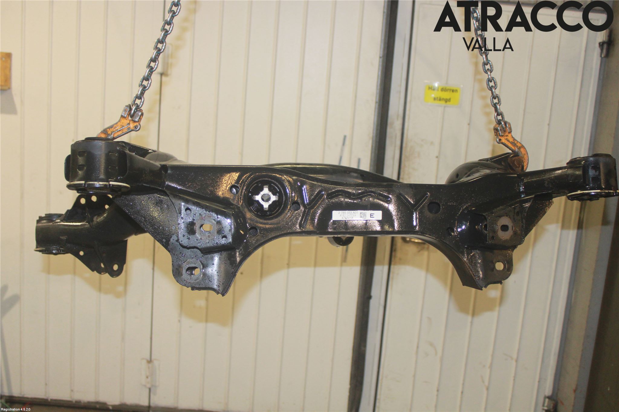 BMW 3 F30/F31/F80 12-19 Bakaksel Feste Travers-Ramme