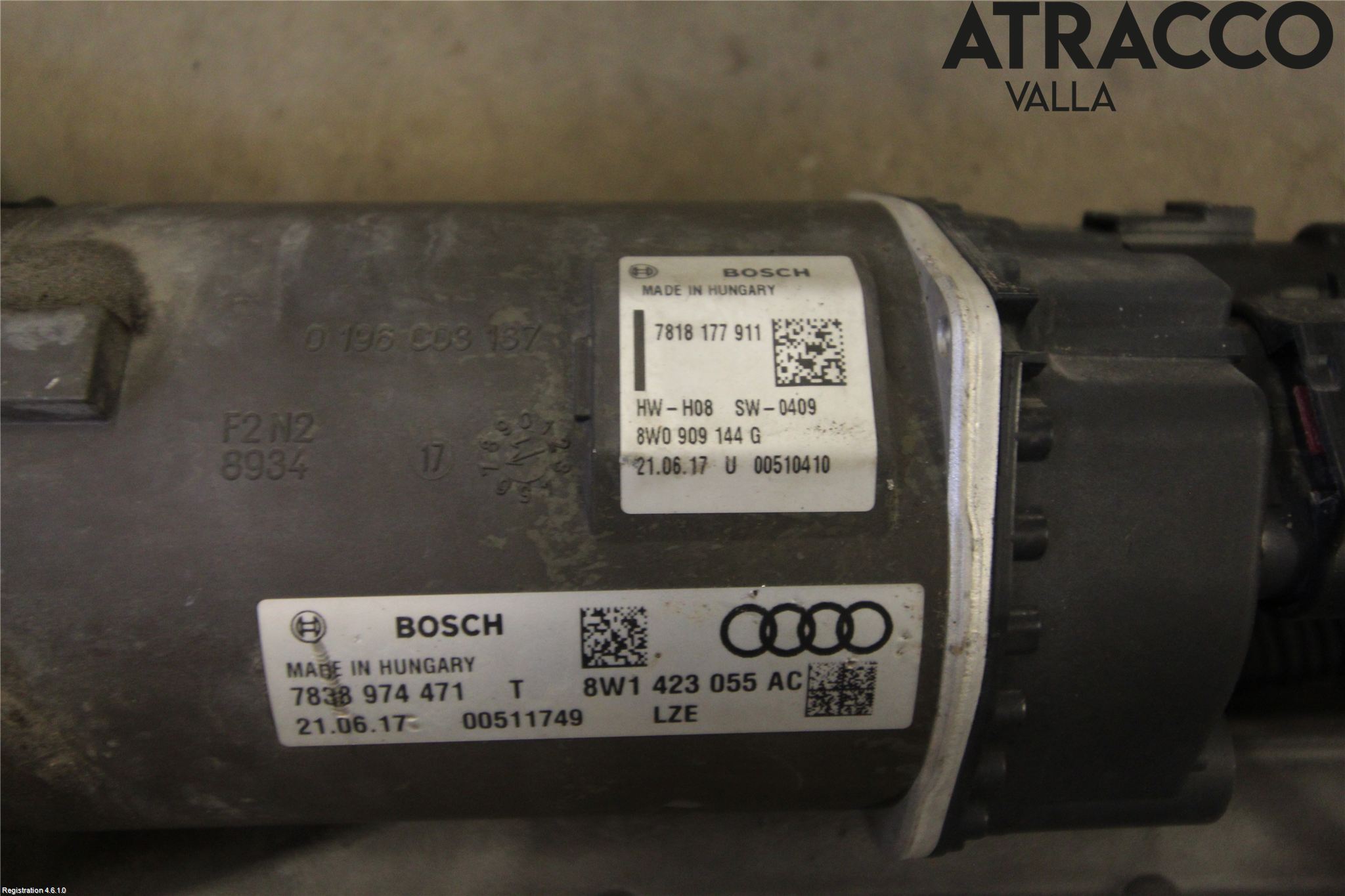 Audi A4/S4 B9 16-19 Styrväxel/Snäcka Elektrisk