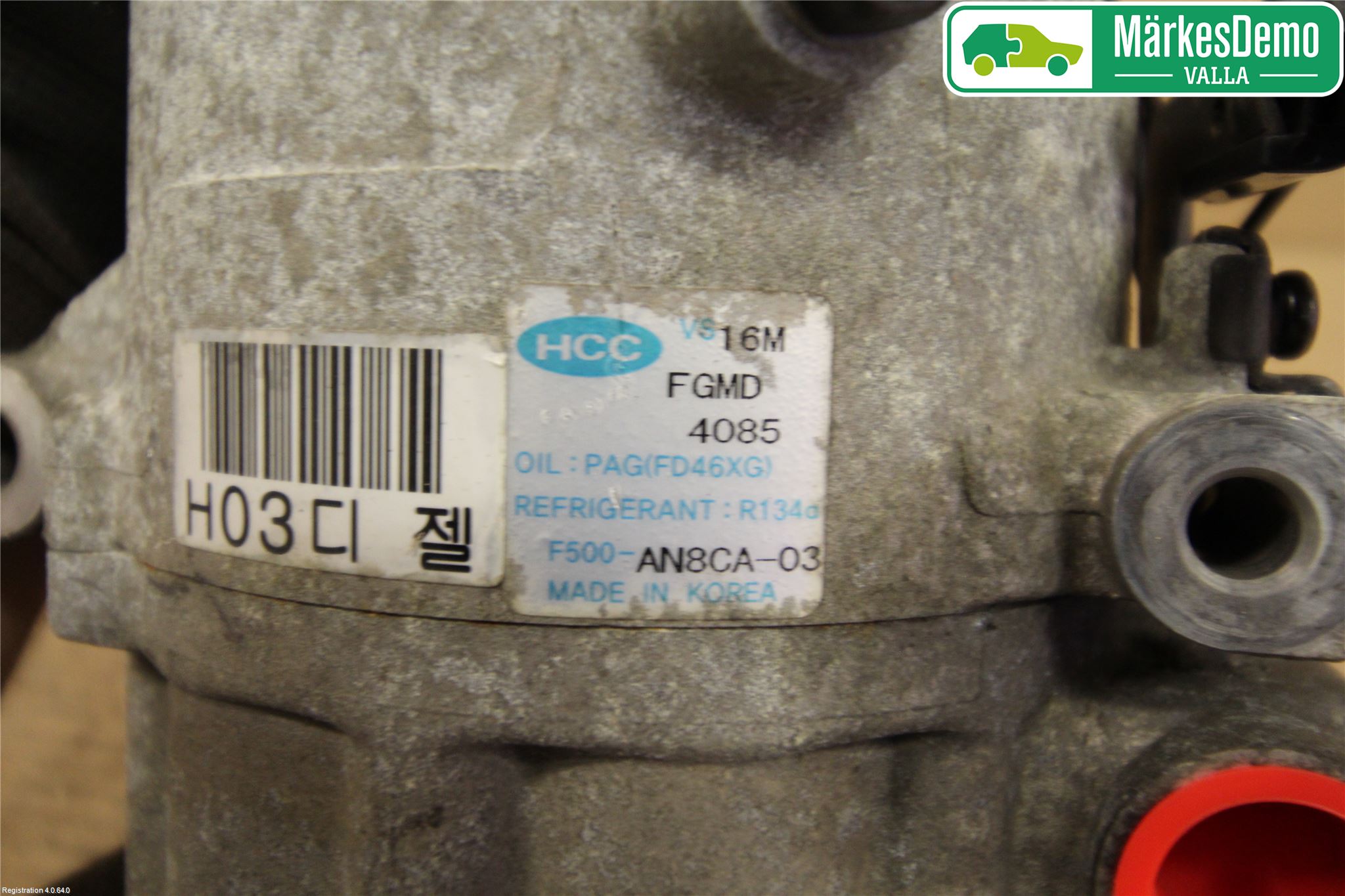 Hyundai i30 FD 07-12 Varme Ac Kompressor
