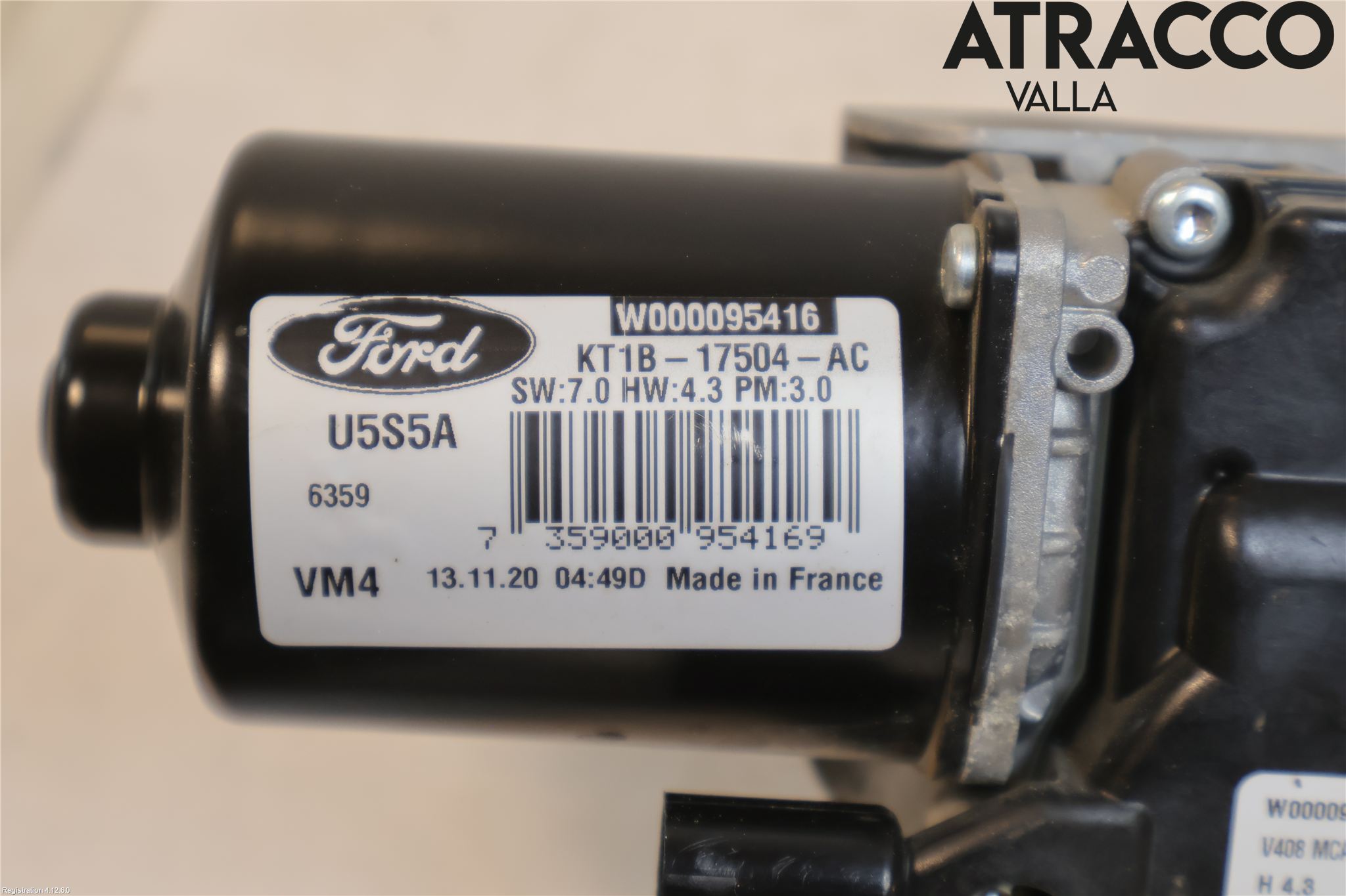Ford TRANSIT/TOURNEO CONNECT 13-22 Viskermotor Frontrute