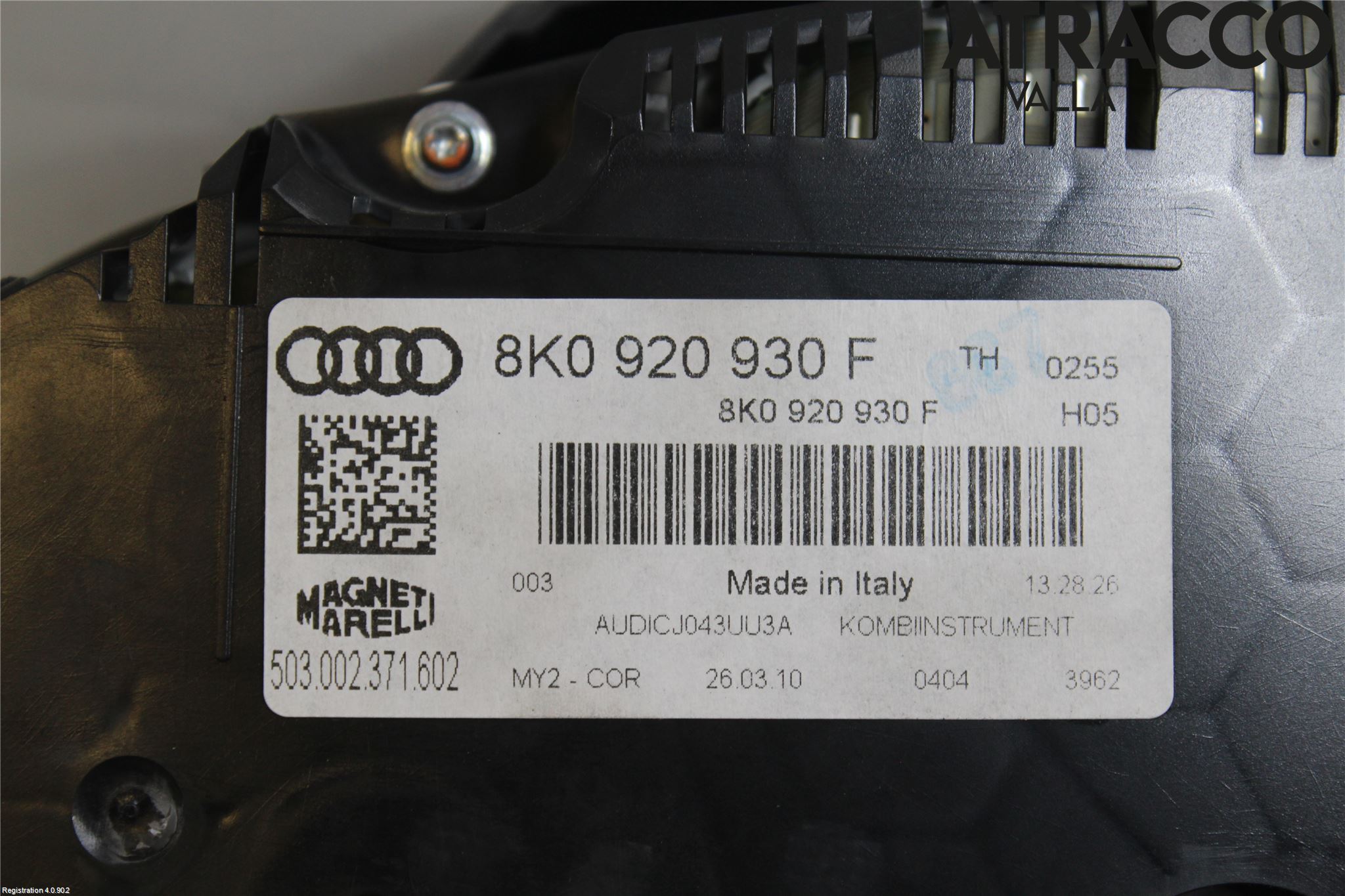 Audi A4/S4 08-11 Instr Kombinert