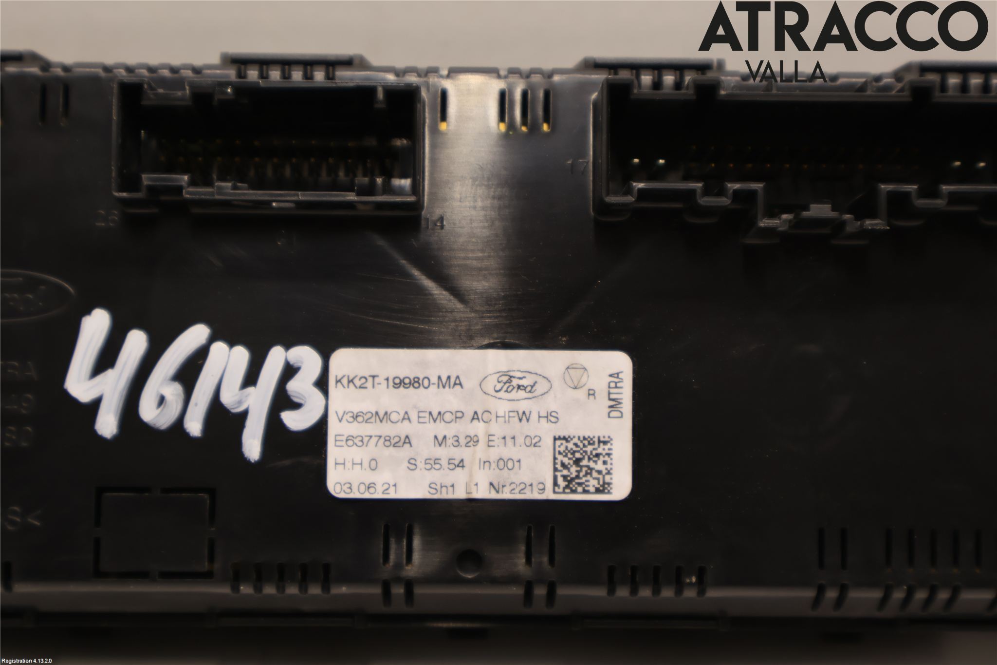 Ford TRANSIT SKÅP/BUSS 14-22 Varme Ac Betjening-Display