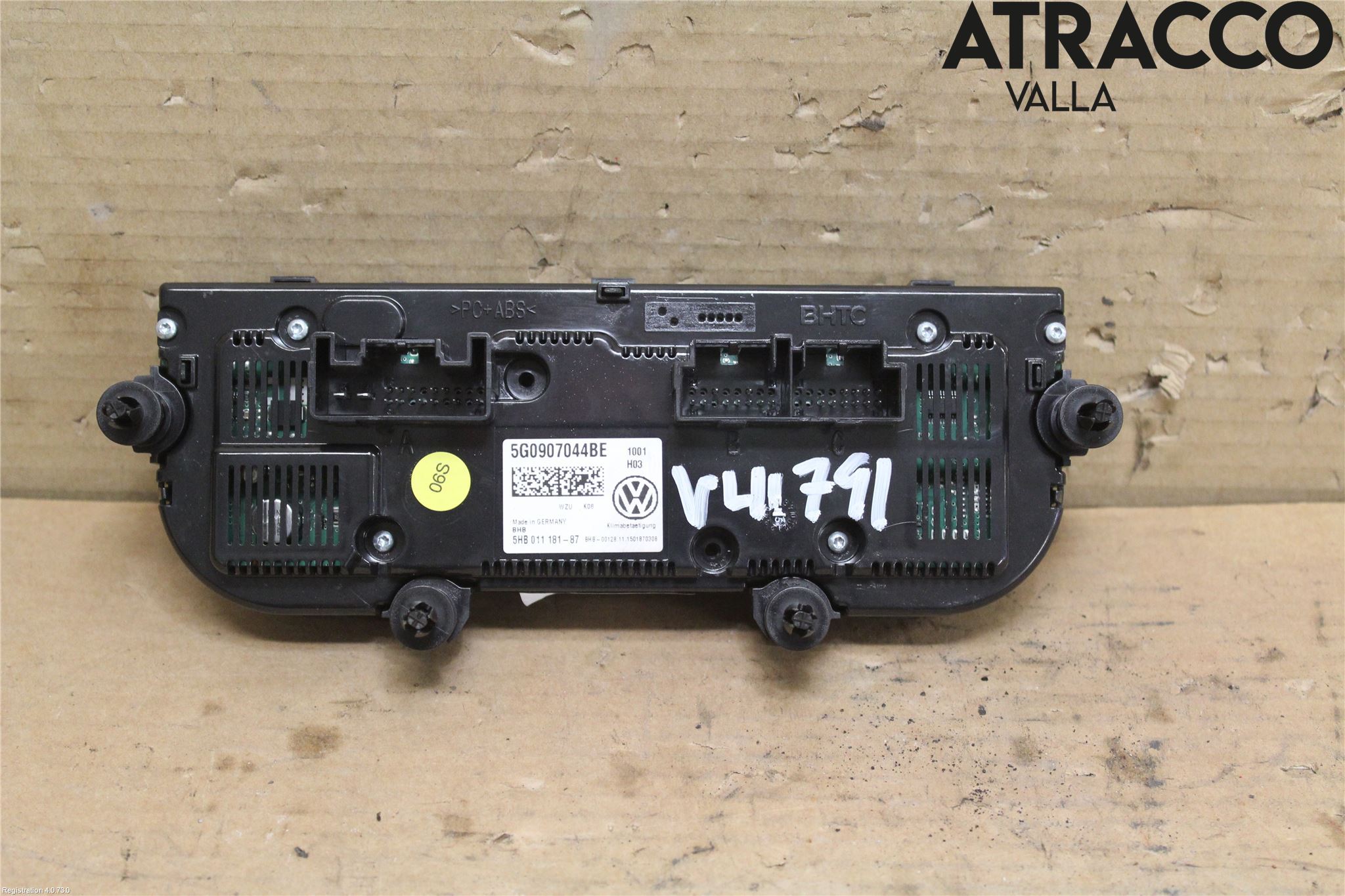 Volkswagen VW GOLF / E-GOLF VII 13-20 Varme Ac Betjening-Display