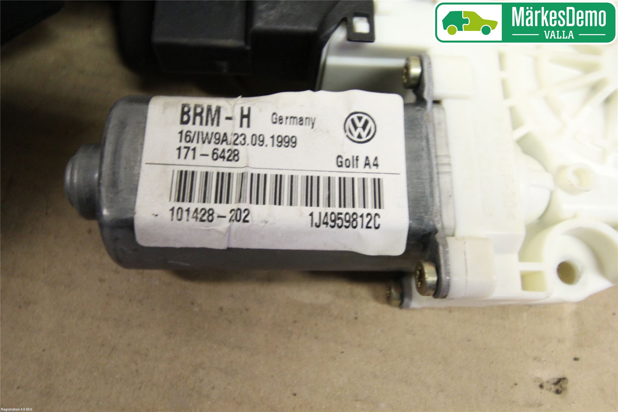 Volkswagen VW GOLF IV 98-06 Vindusheismotor