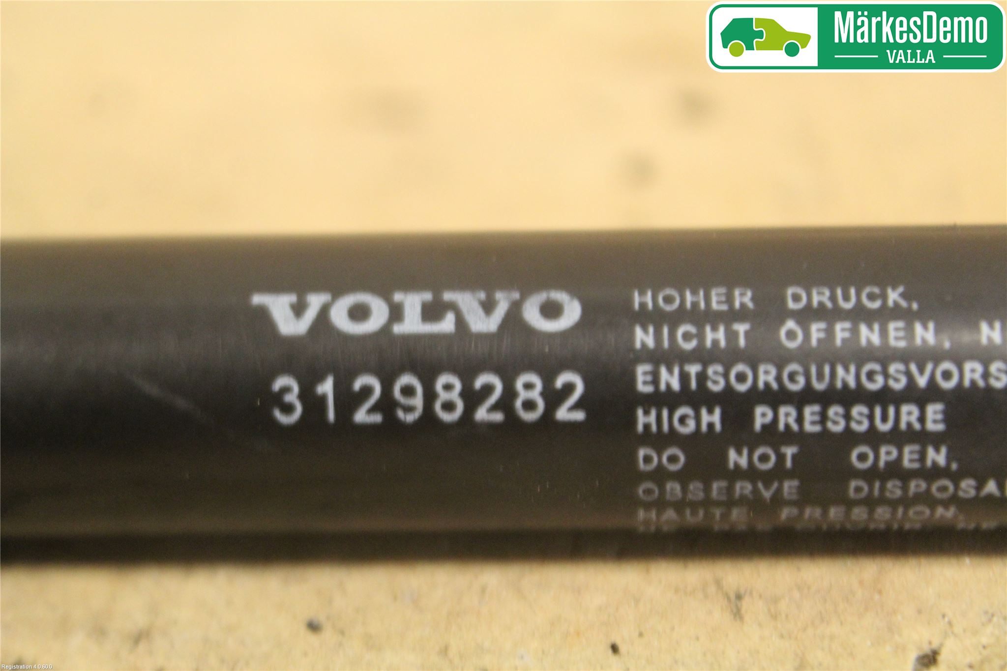 Volvo V40 12-19 Panser Demper-Gassfjær