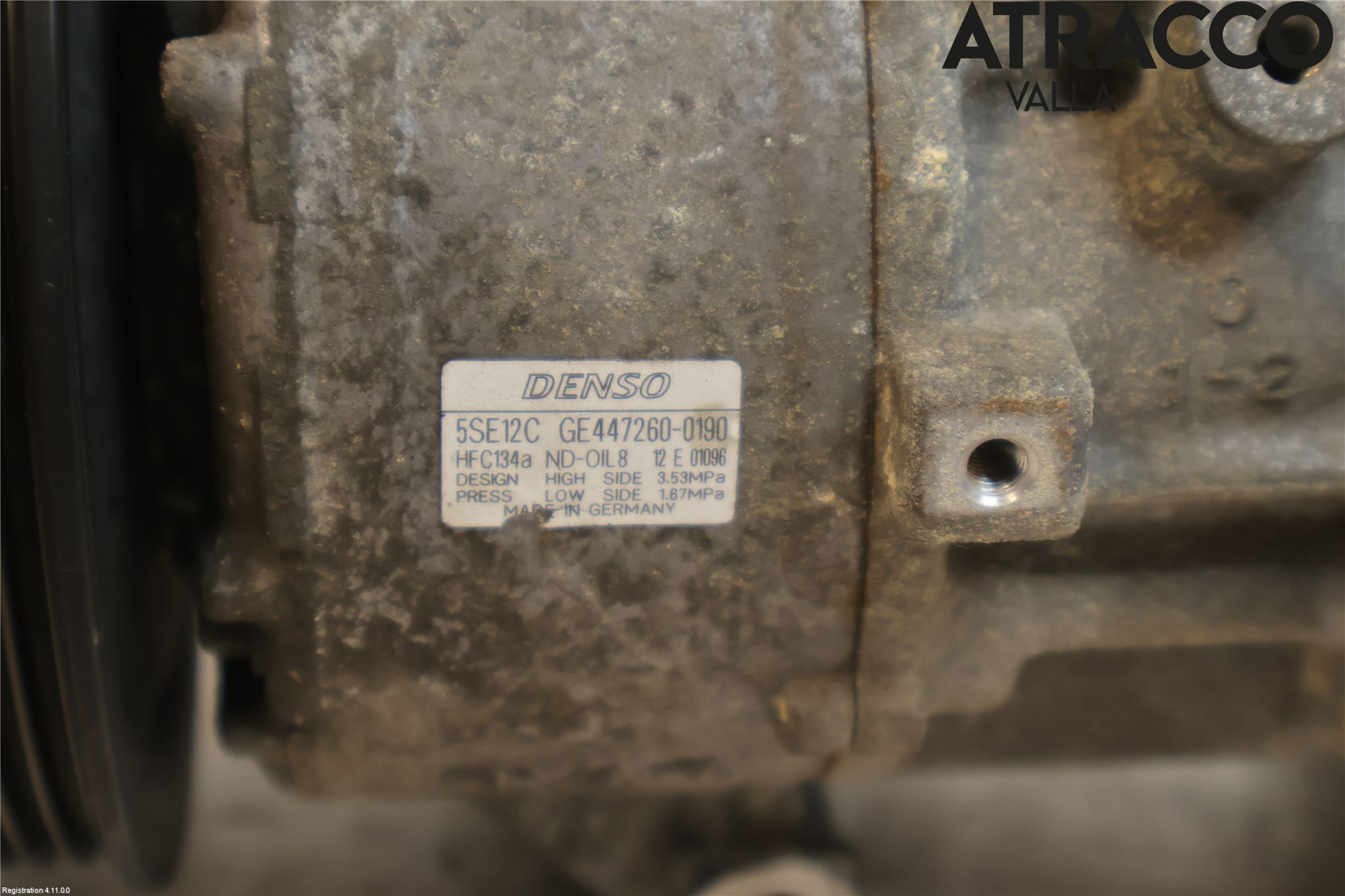 Toyota COROLLA VERSO 02-04 Varme Ac Kompressor