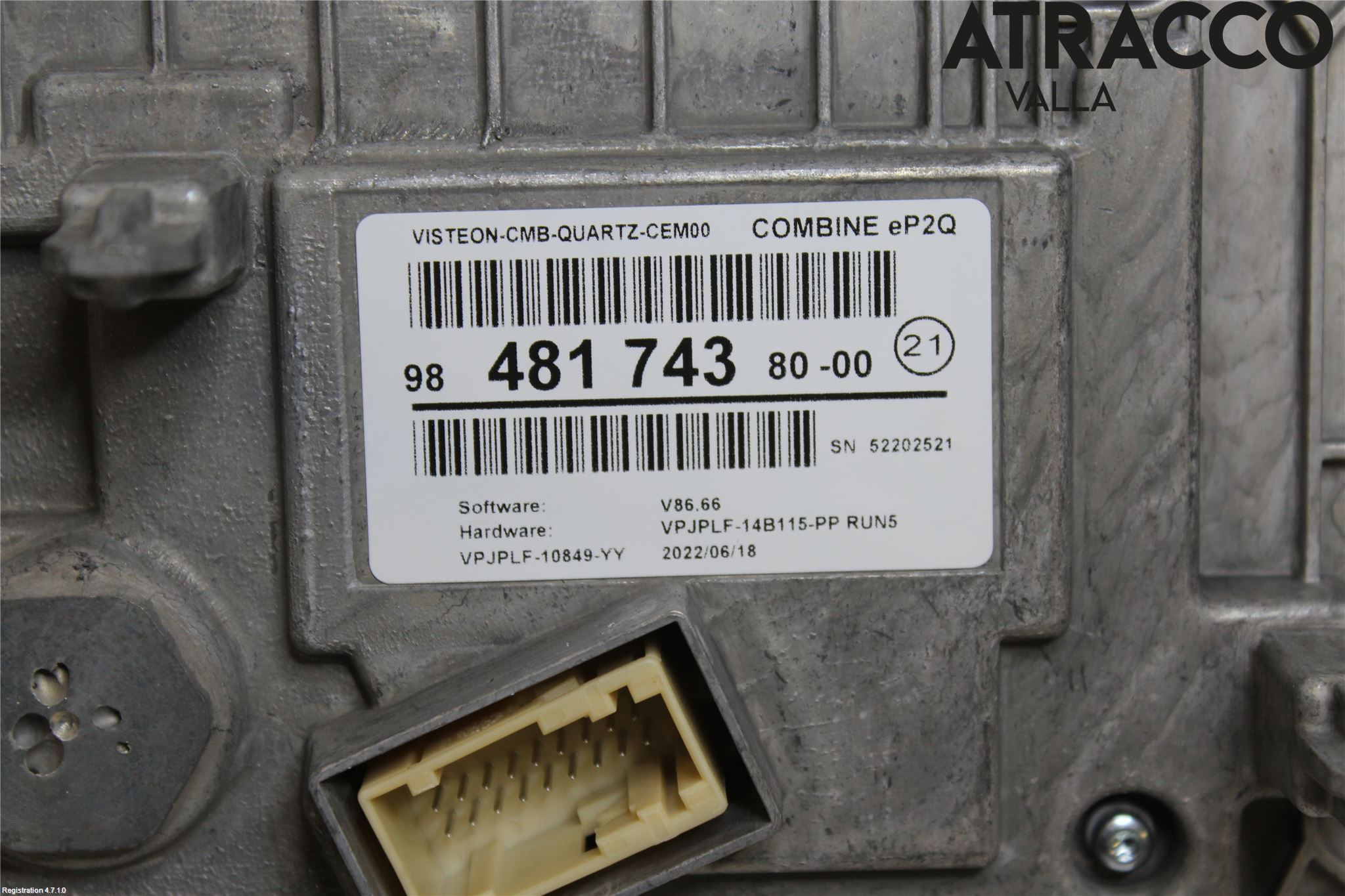 Peugeot 208/E-208 20- Instr Kombinert