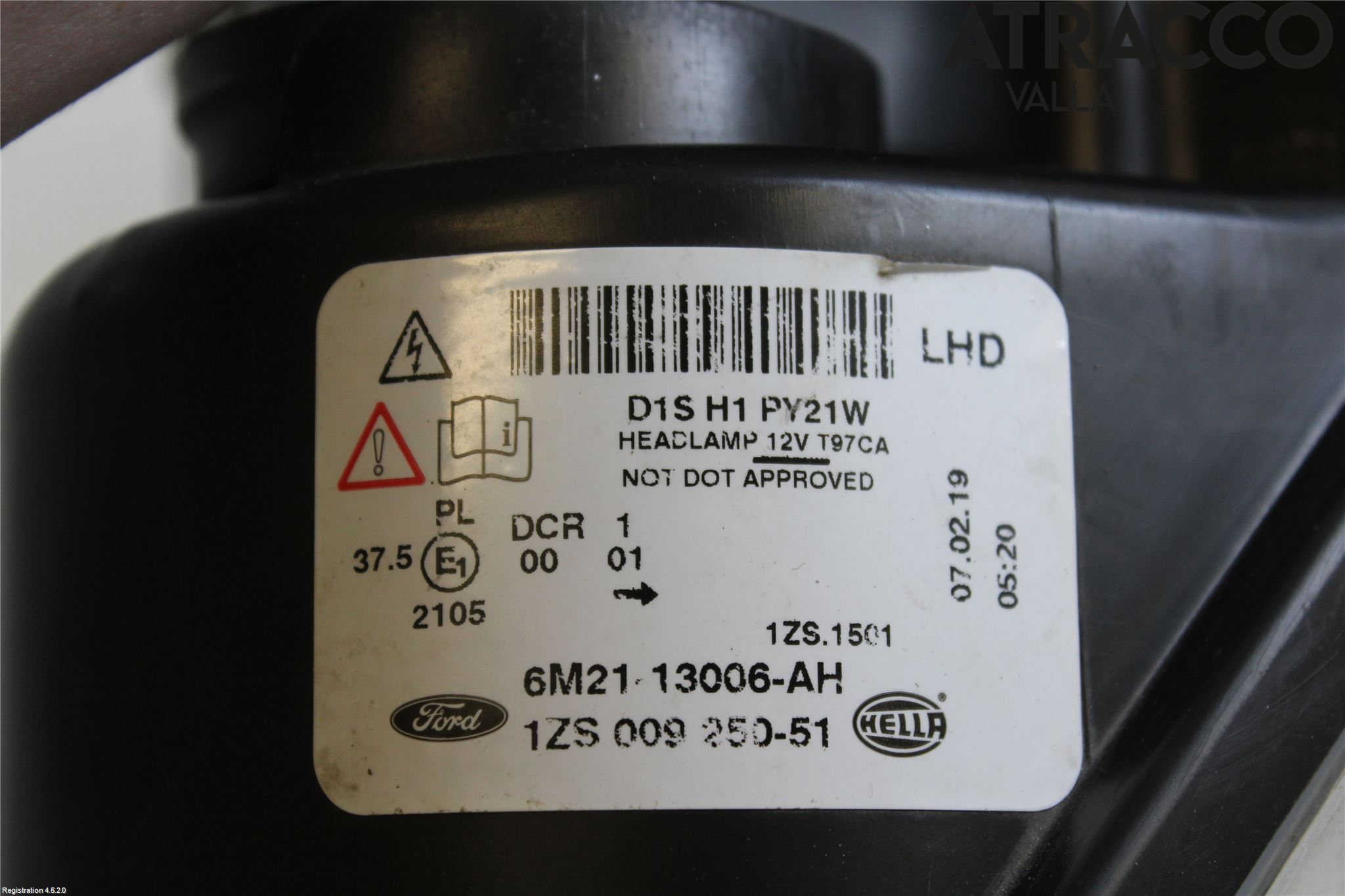 Ford S-MAX 06-15 Frontlykt Venstre