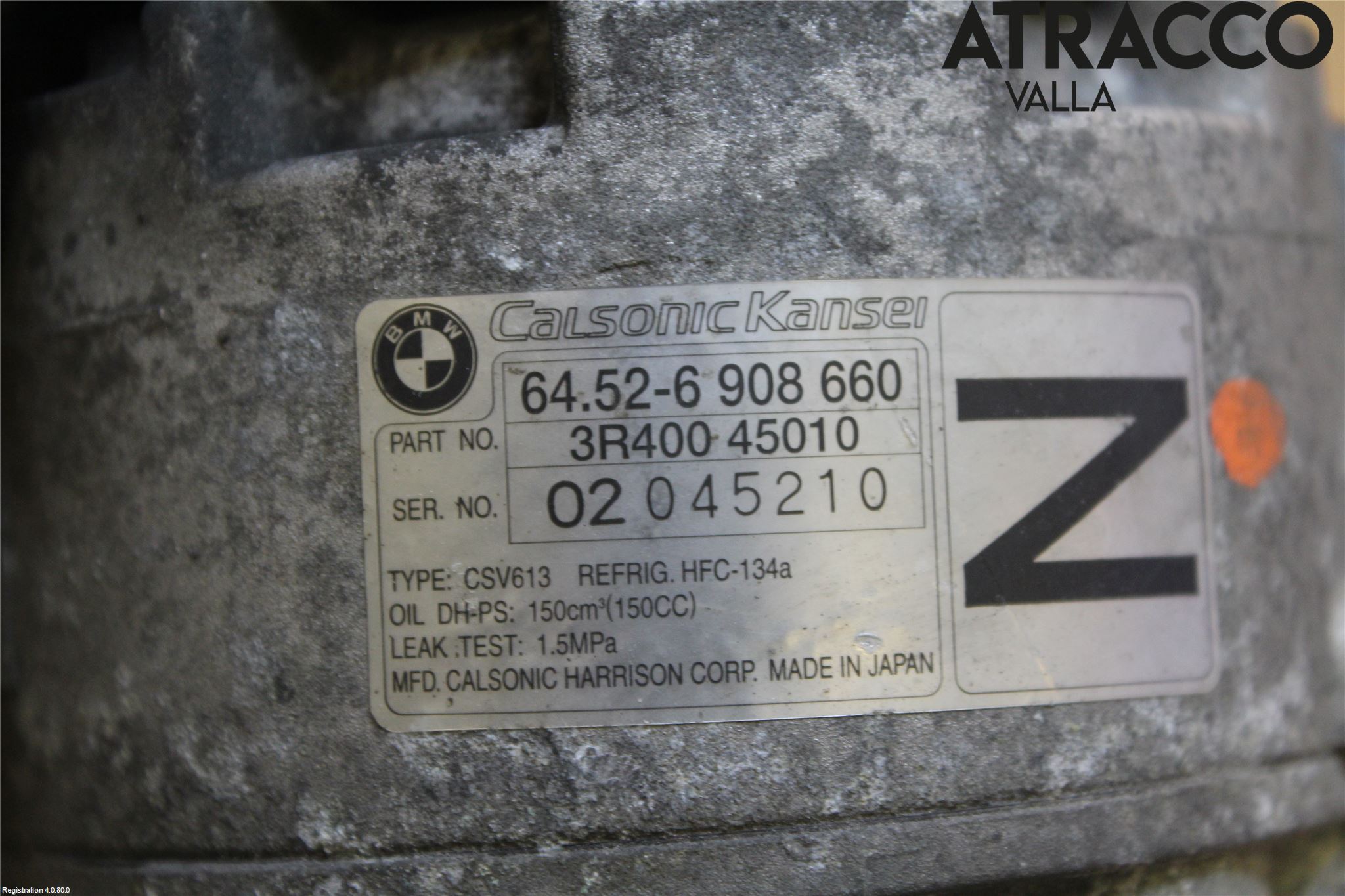 BMW 3 E46      98-05 Varme Ac Kompressor
