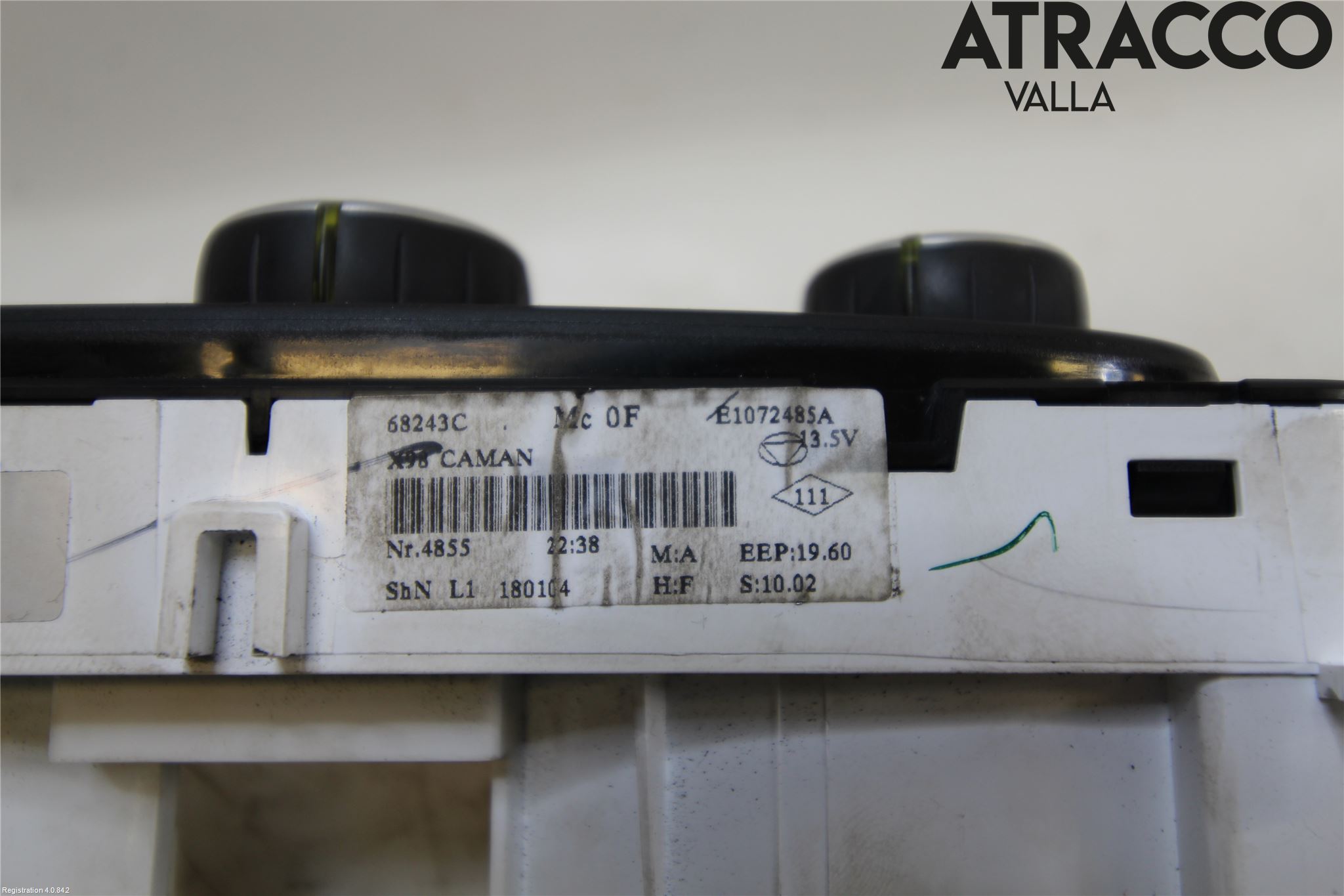 Renault CLIO IV 16-19 Varme Ac Betjening-Display