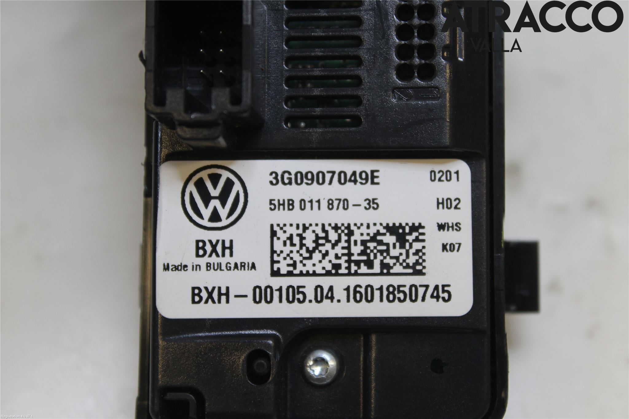 Volkswagen VW PASSAT 15-19 Varmeapparat Panel(Regulering)