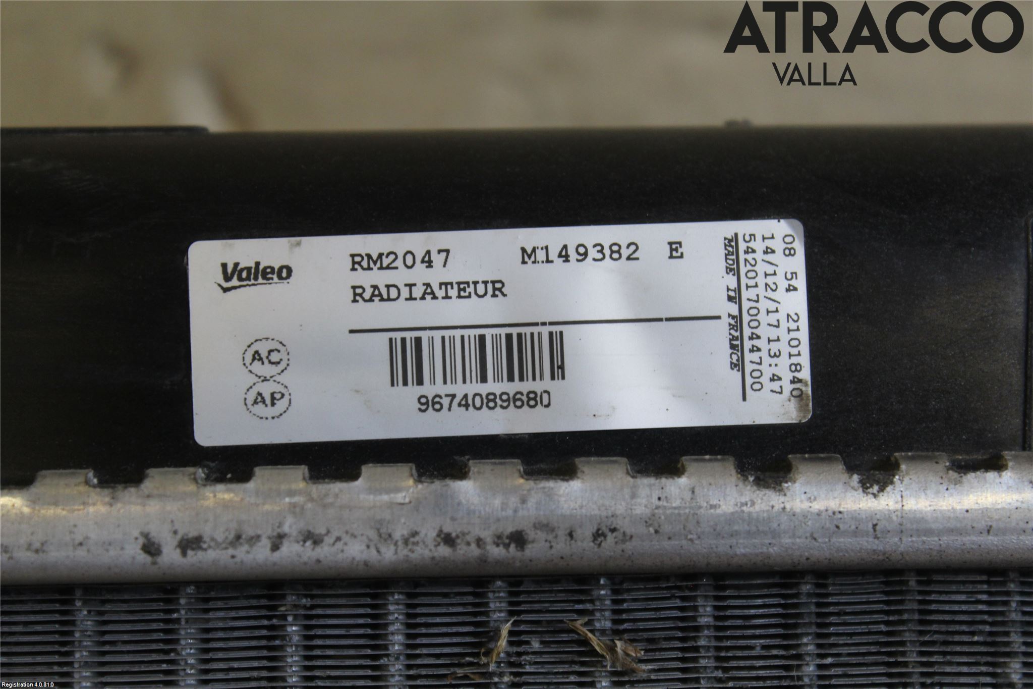 Peugeot PARTNER 16-18 Radiator Manuell