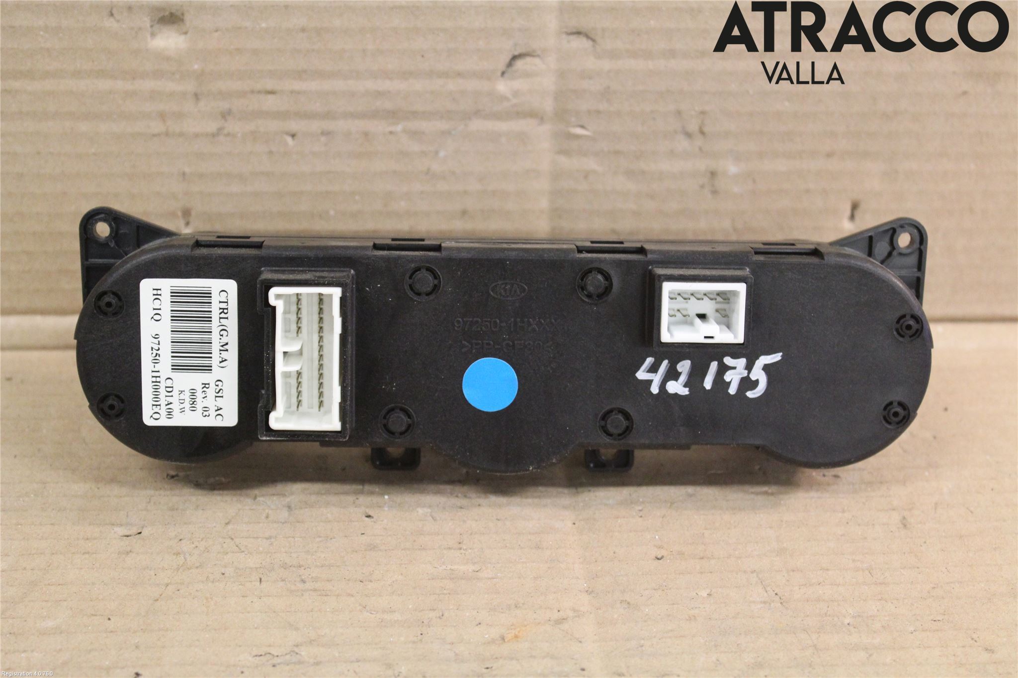 Kia CEED 06-12 Varme Ac Betjening-Display