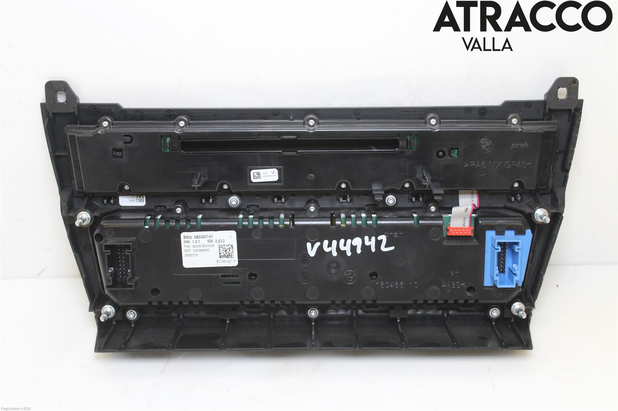 BMW 5 F10/F11/F18 09-17 Varme Ac Betjening-Display