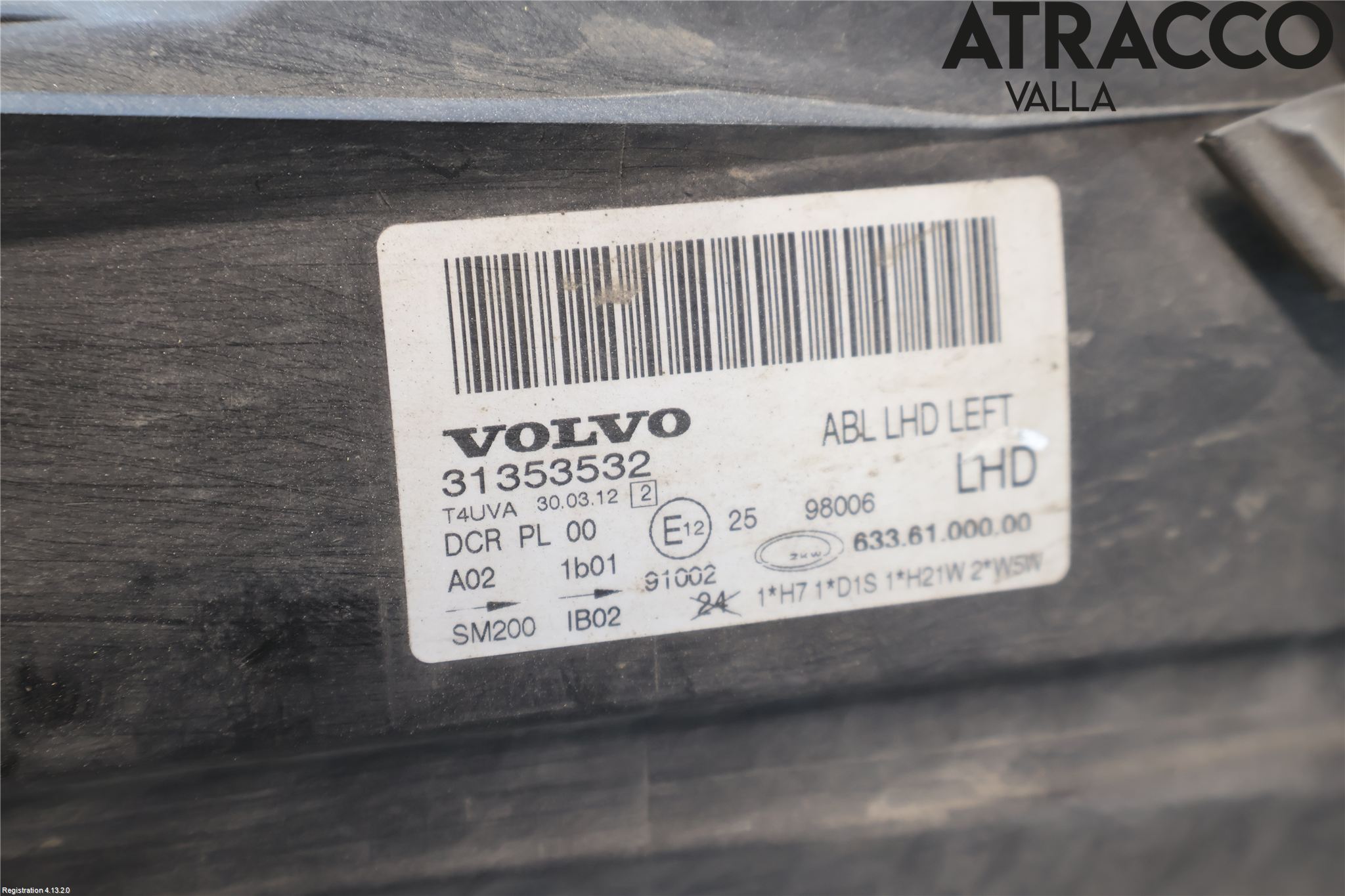 Volvo S80 07-13 Frontlykt Venstre