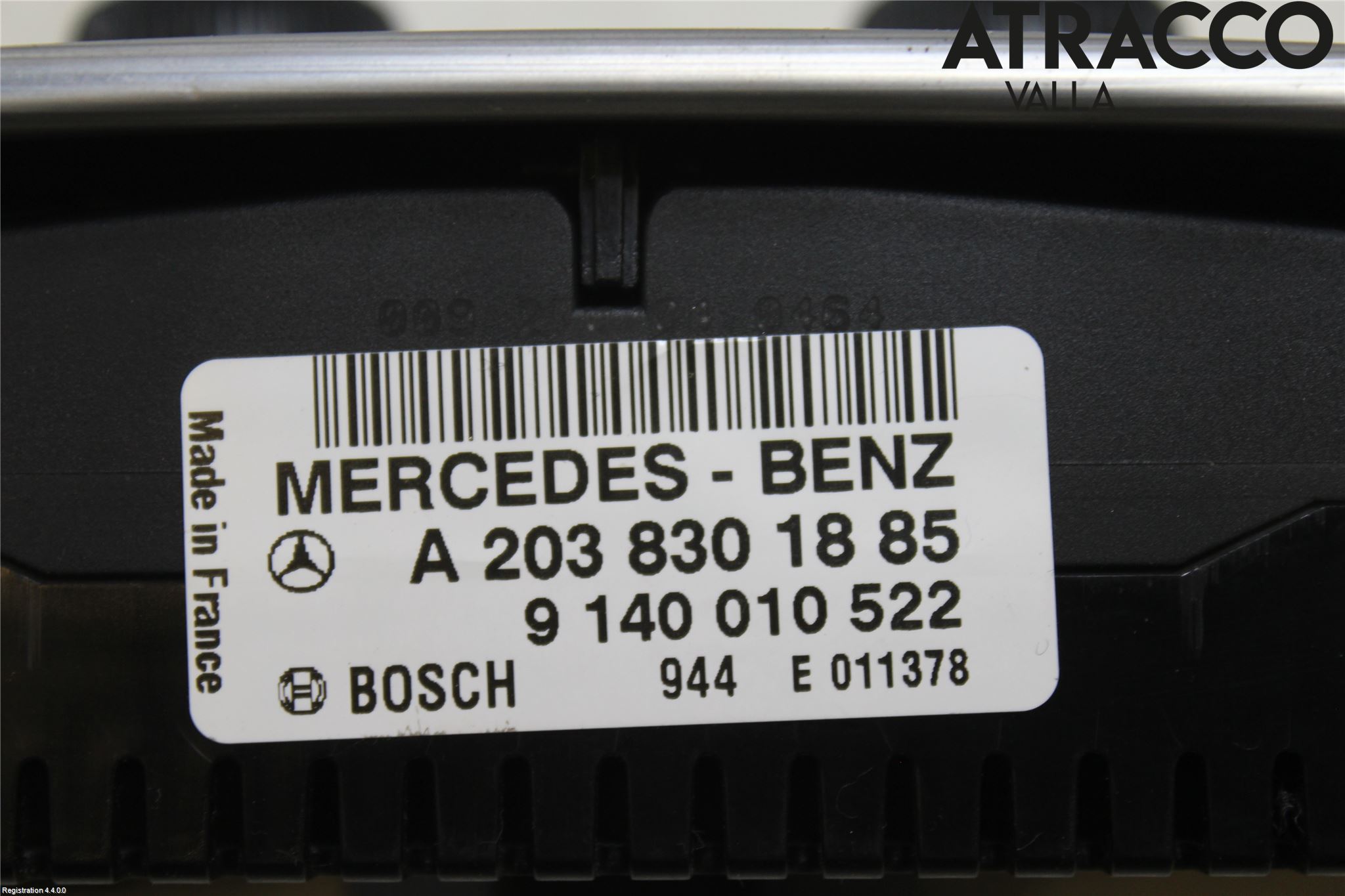 Mercedes-Benz MB C (203) 00-07 Varme Ac Betjening-Display